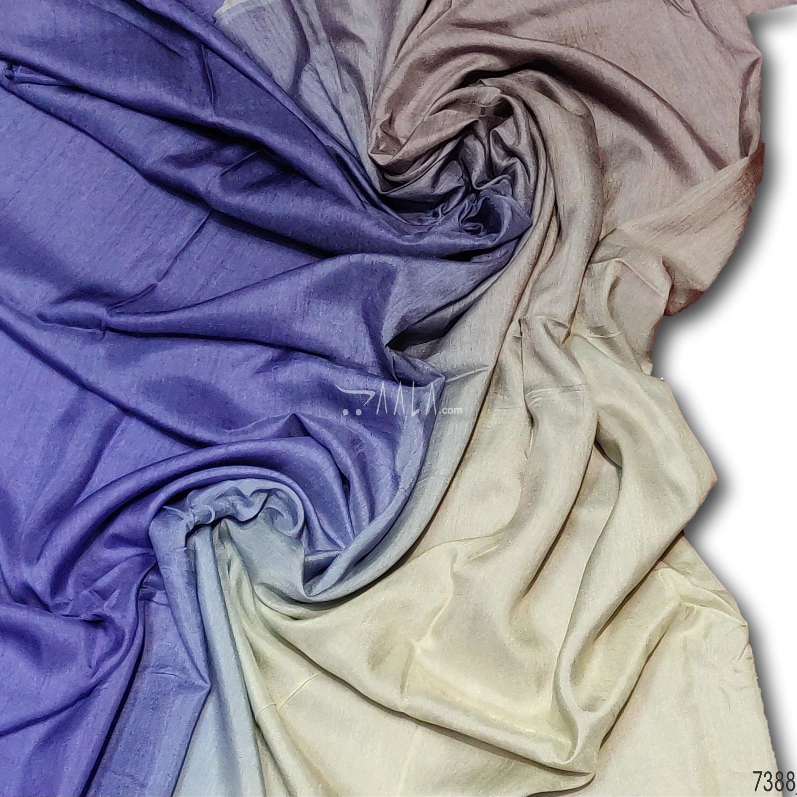 4D-Shaded Raw-Silk Viscose 44-Inches ASSORTED Per-Metre #7388
