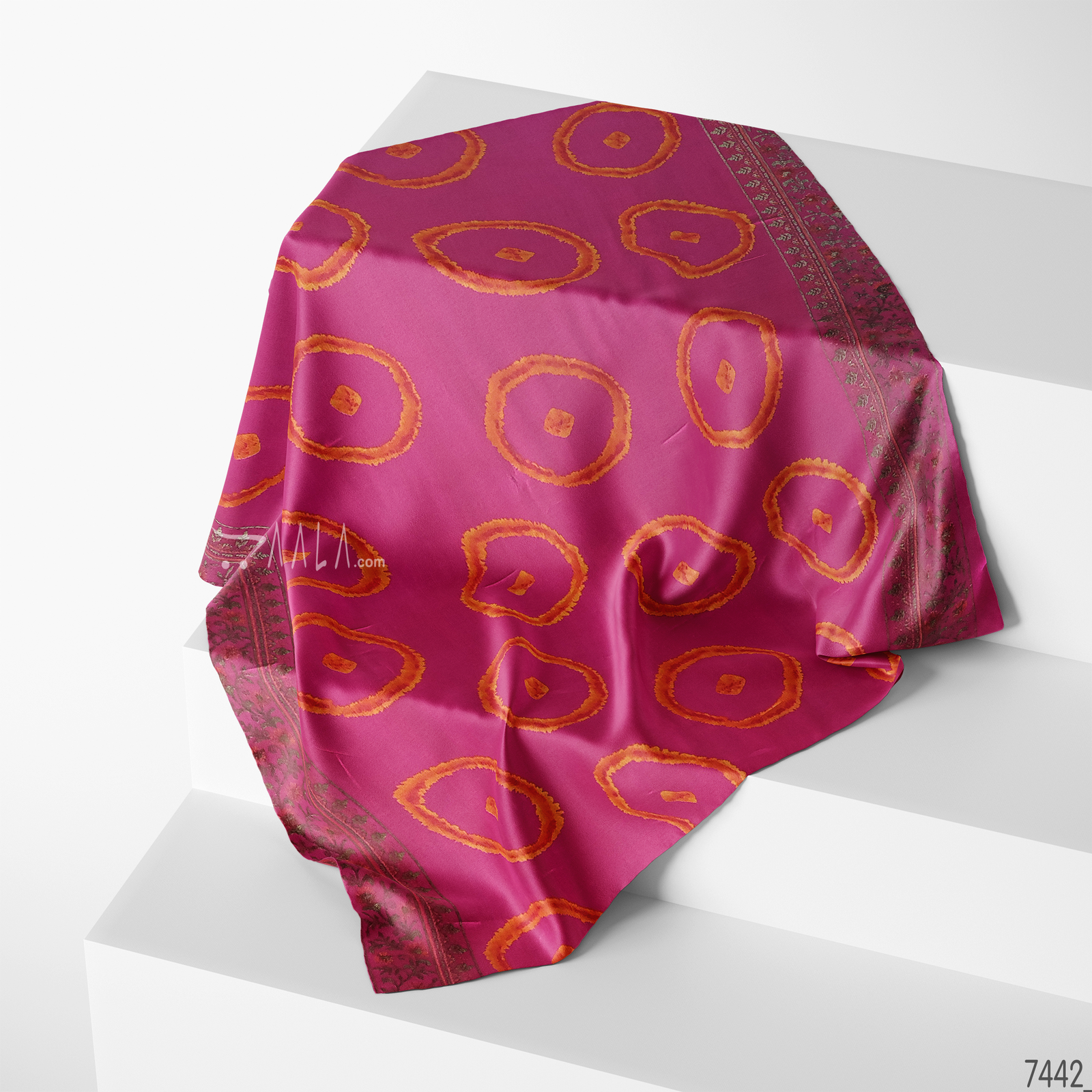 Digital-Print Chiffon Viscose Dupatta-36-Inches PRINTED 2.35-Metres 