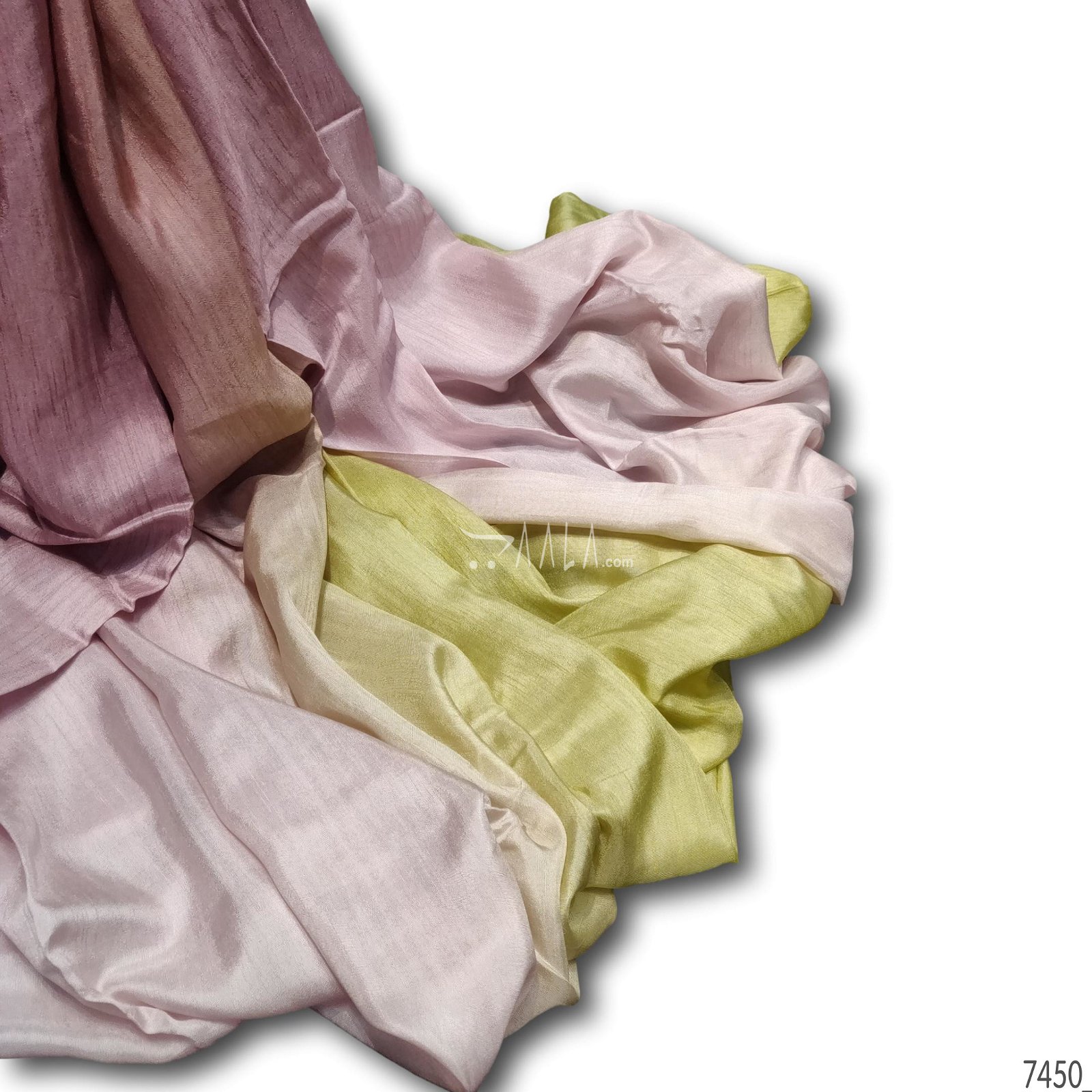 4D-Shaded Raw-Silk Viscose 44-Inches ASSORTED Per-Metre #7450