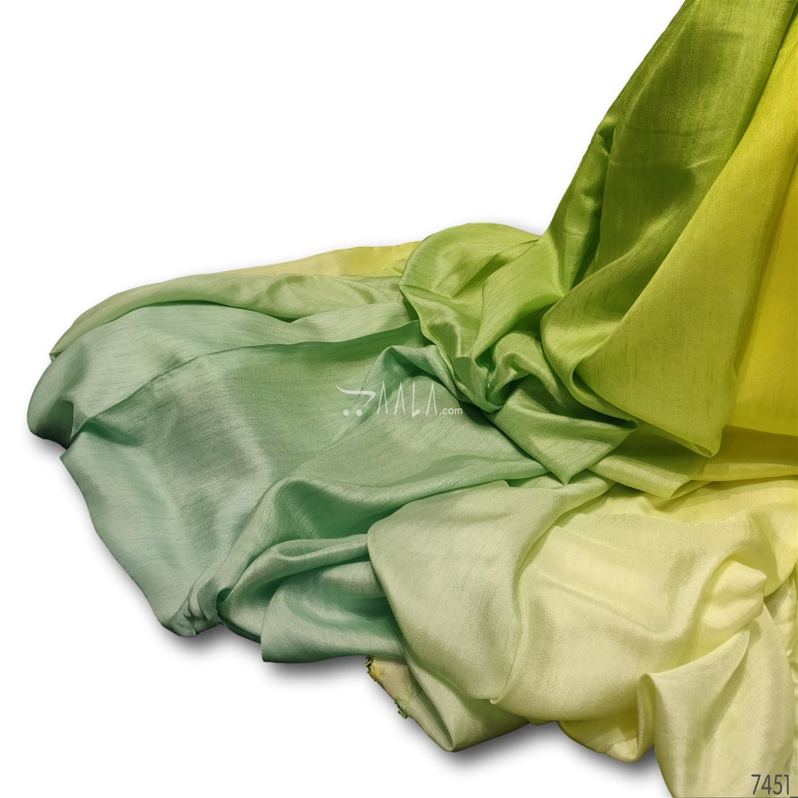 4D-Shaded Raw-Silk Viscose 44-Inches ASSORTED Per-Metre #7451