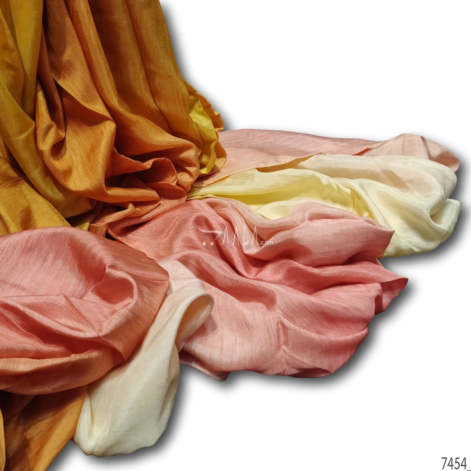 4D-Shaded Raw-Silk Viscose 44-Inches ASSORTED Per-Metre #7454