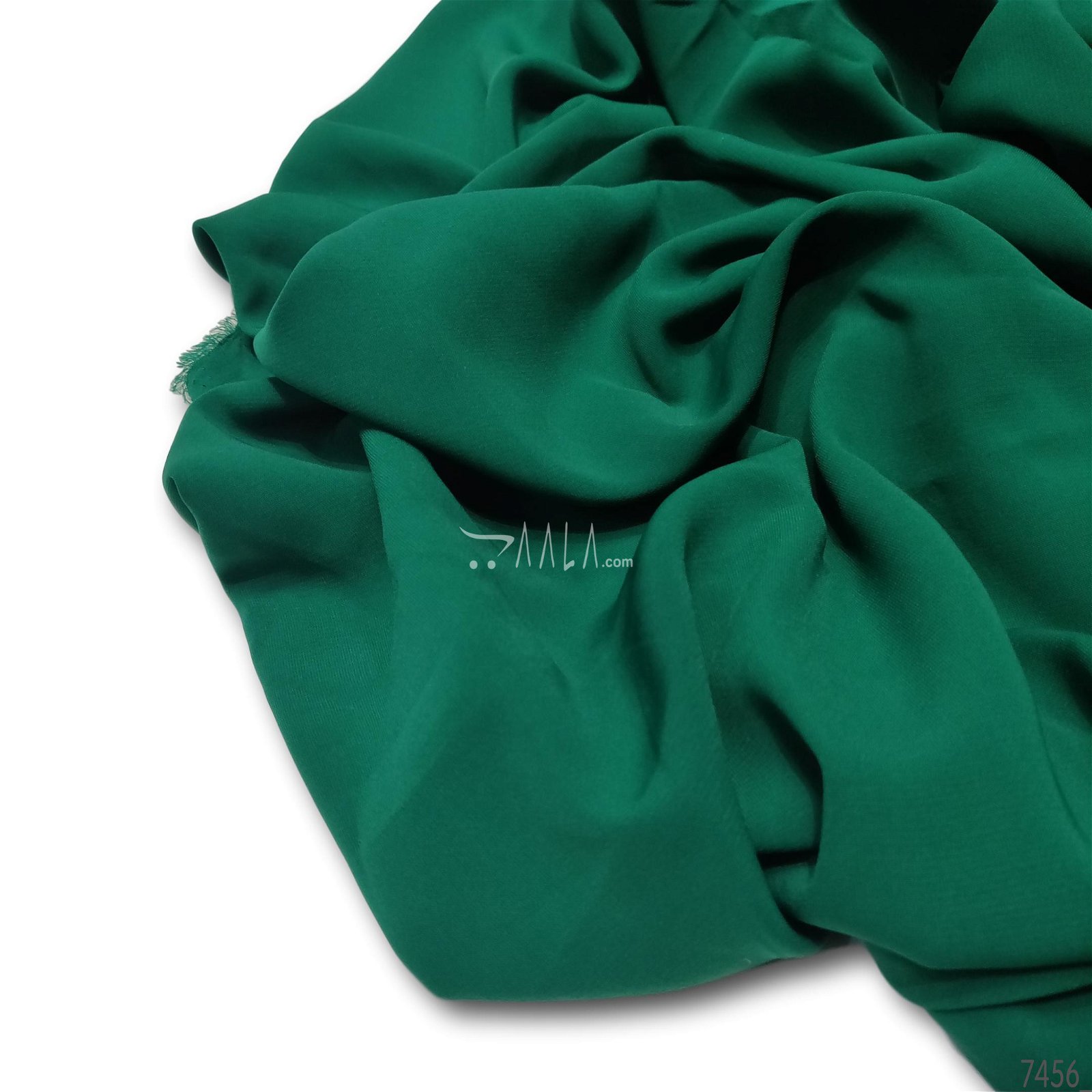Daneen Double-Georgette Poly-ester 44-Inches GREEN Per-Metre #7456