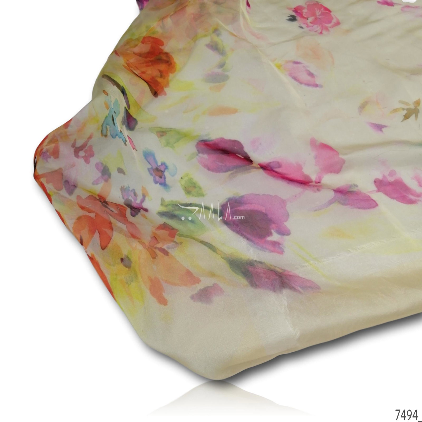 Printed Organza Blend Dupatta-44-Inches PRINTED 2.25-Metres 