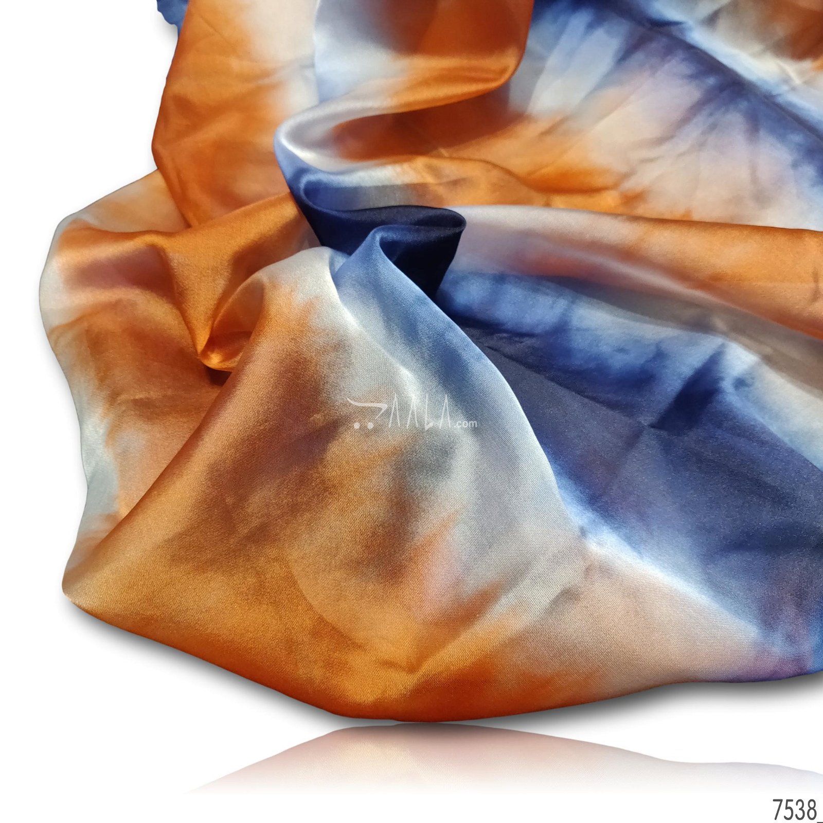 Shaded Satin-Organza Nylon 44-Inches DYED Per-Metre #7538
