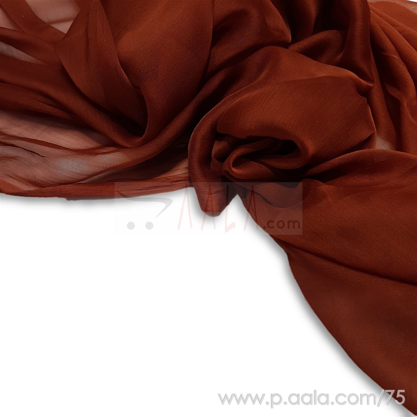 Silky Chiffon Poly-ester 32 Inches Dyed Per Metre #75