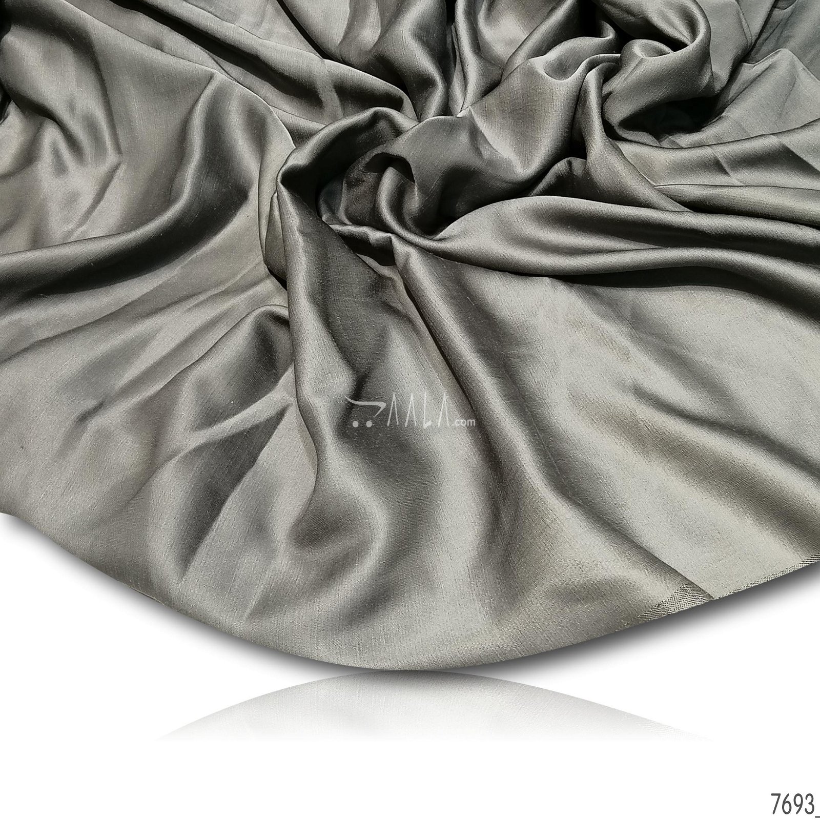 Bournville Silk Poly-ester 44-Inches GREY Per-Metre #7693