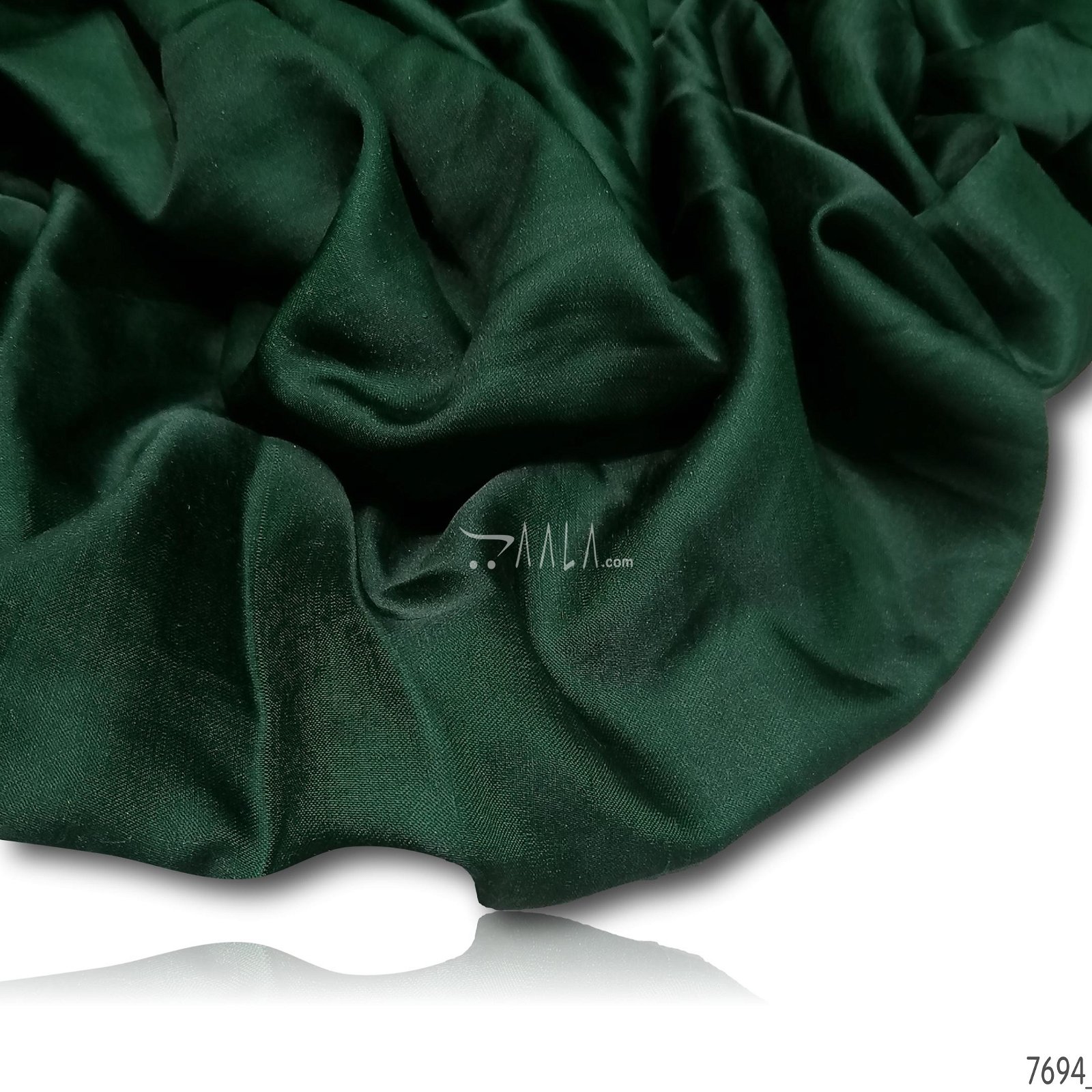 Bournville Silk Poly-ester 44-Inches GREEN Per-Metre #7694