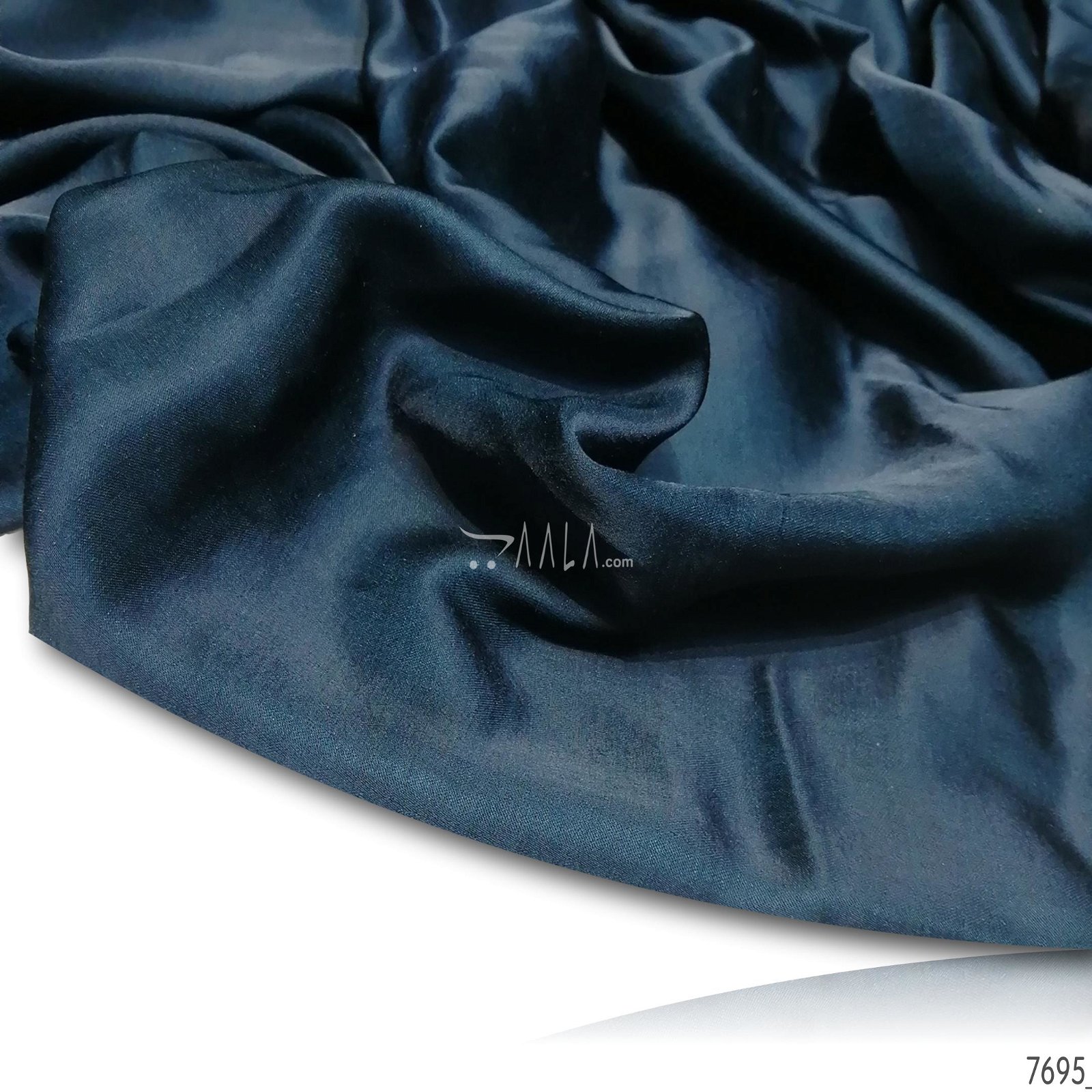 Bournville Silk Poly-ester 44-Inches BLUE Per-Metre #7695