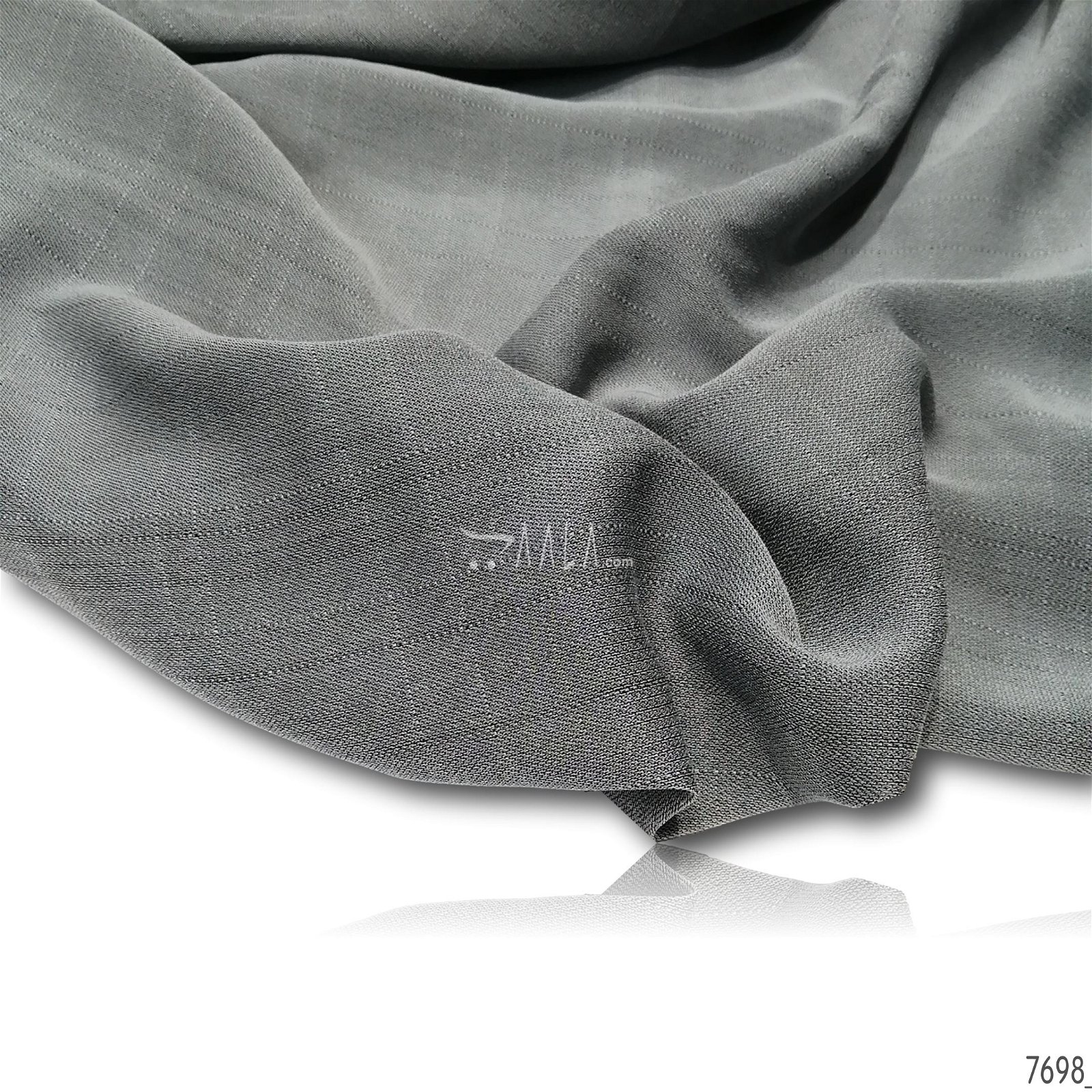 Camel Double-Georgette Poly-ester 58-Inches GREY Per-Metre #7698