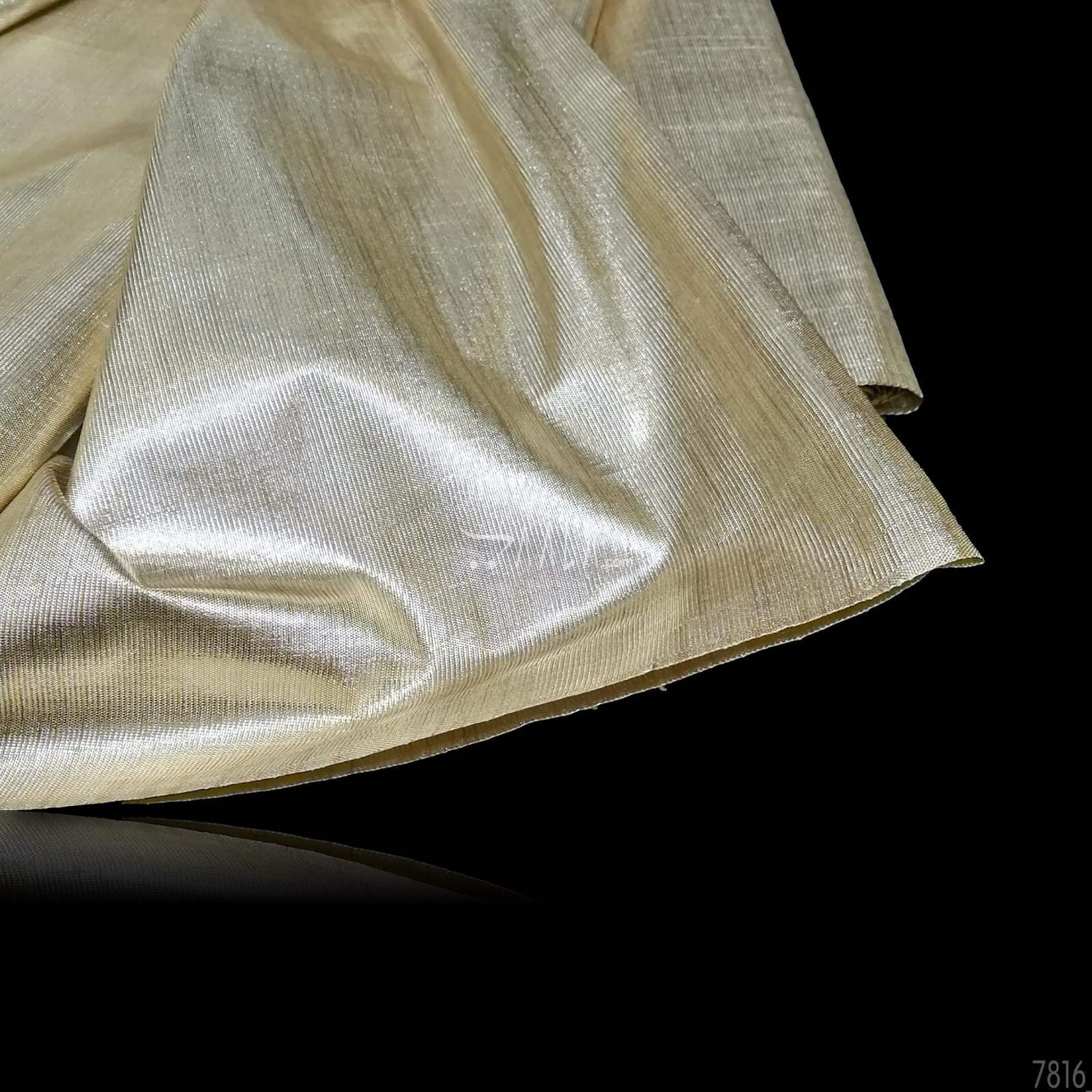 Tissue Gota Poly-ester 44-Inches GOLD Per-Metre #7816