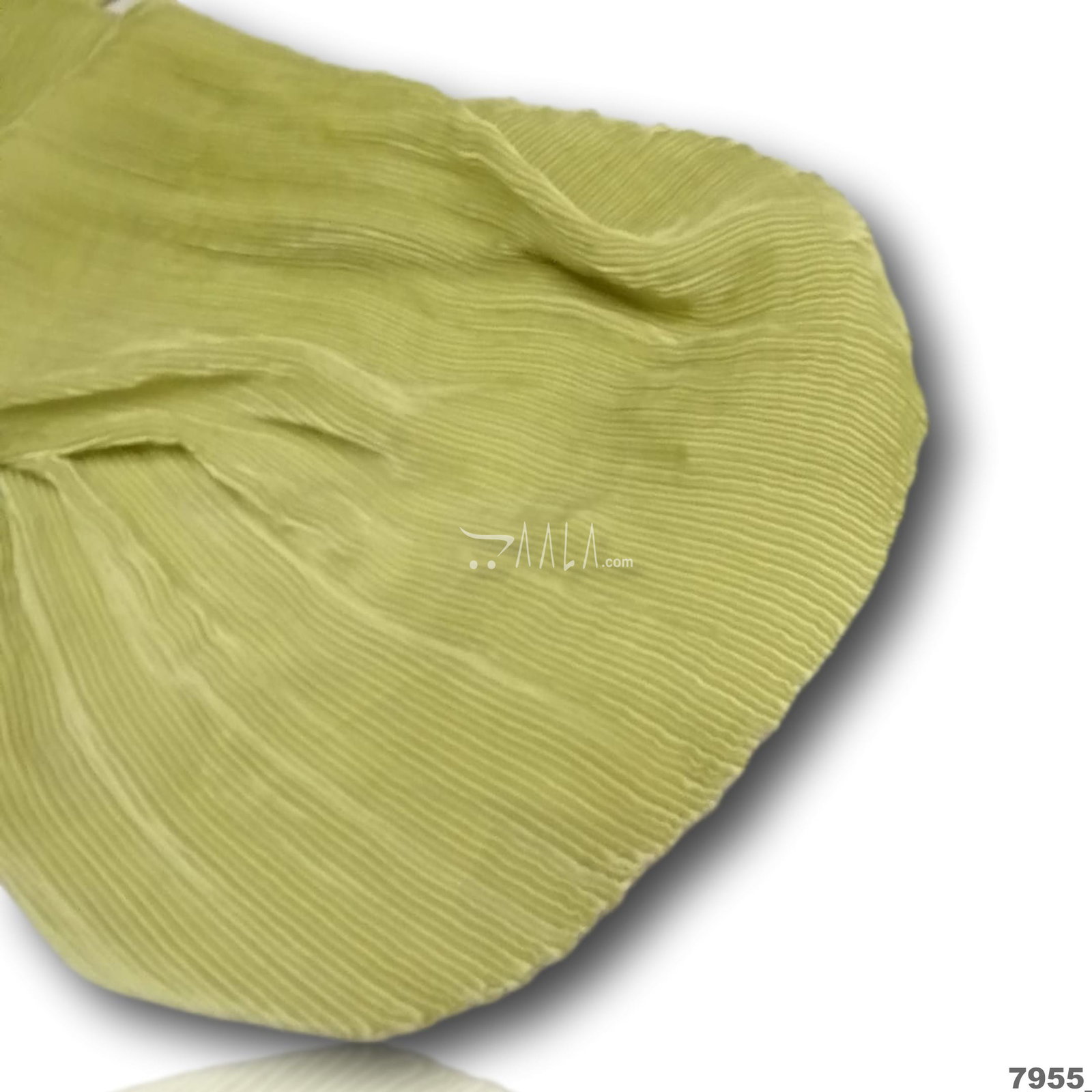 Pleated Foil-Satin Blend 44-Inches PRINTED Per-Metre 