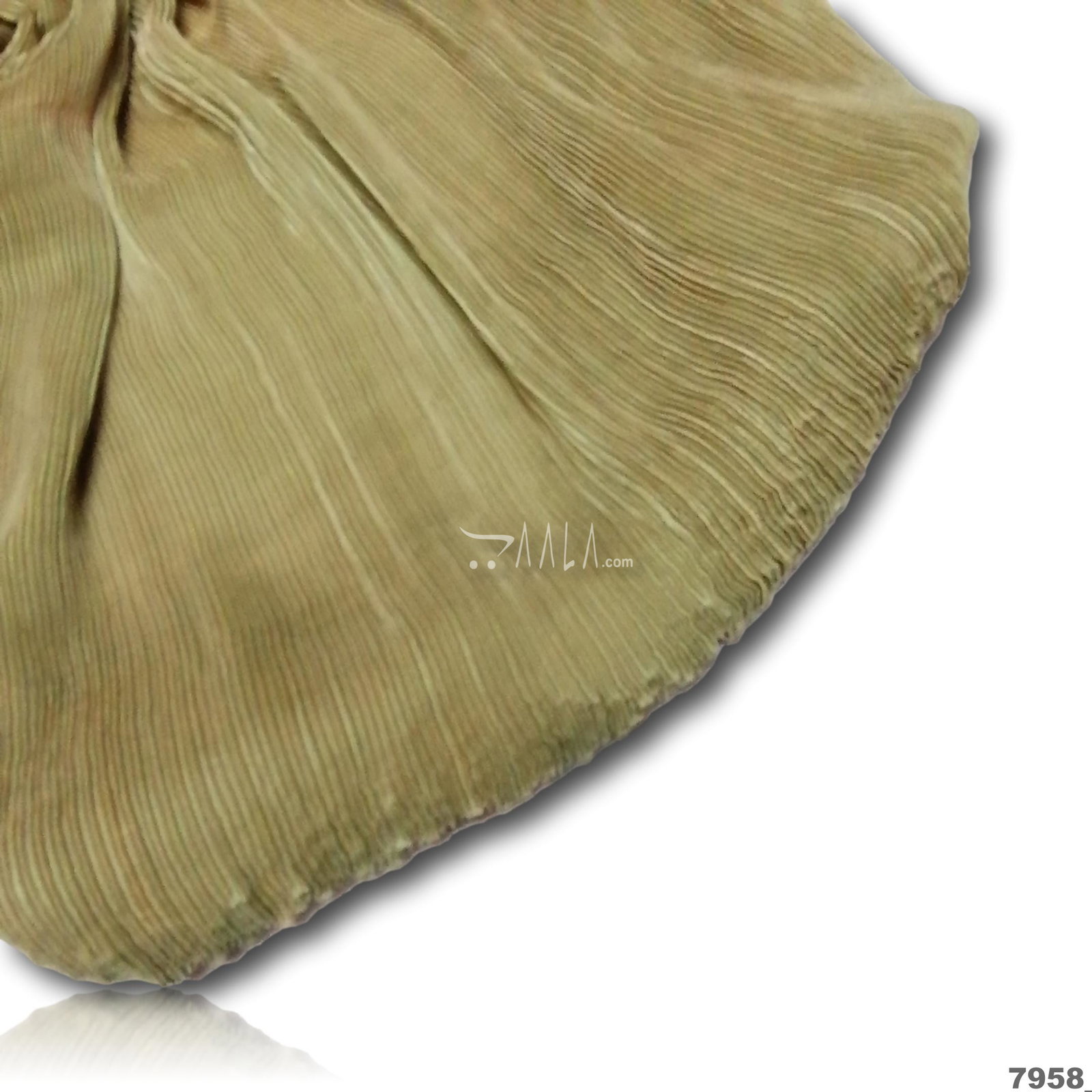 Pleated Foil-Satin Blend 44-Inches PRINTED Per-Metre 