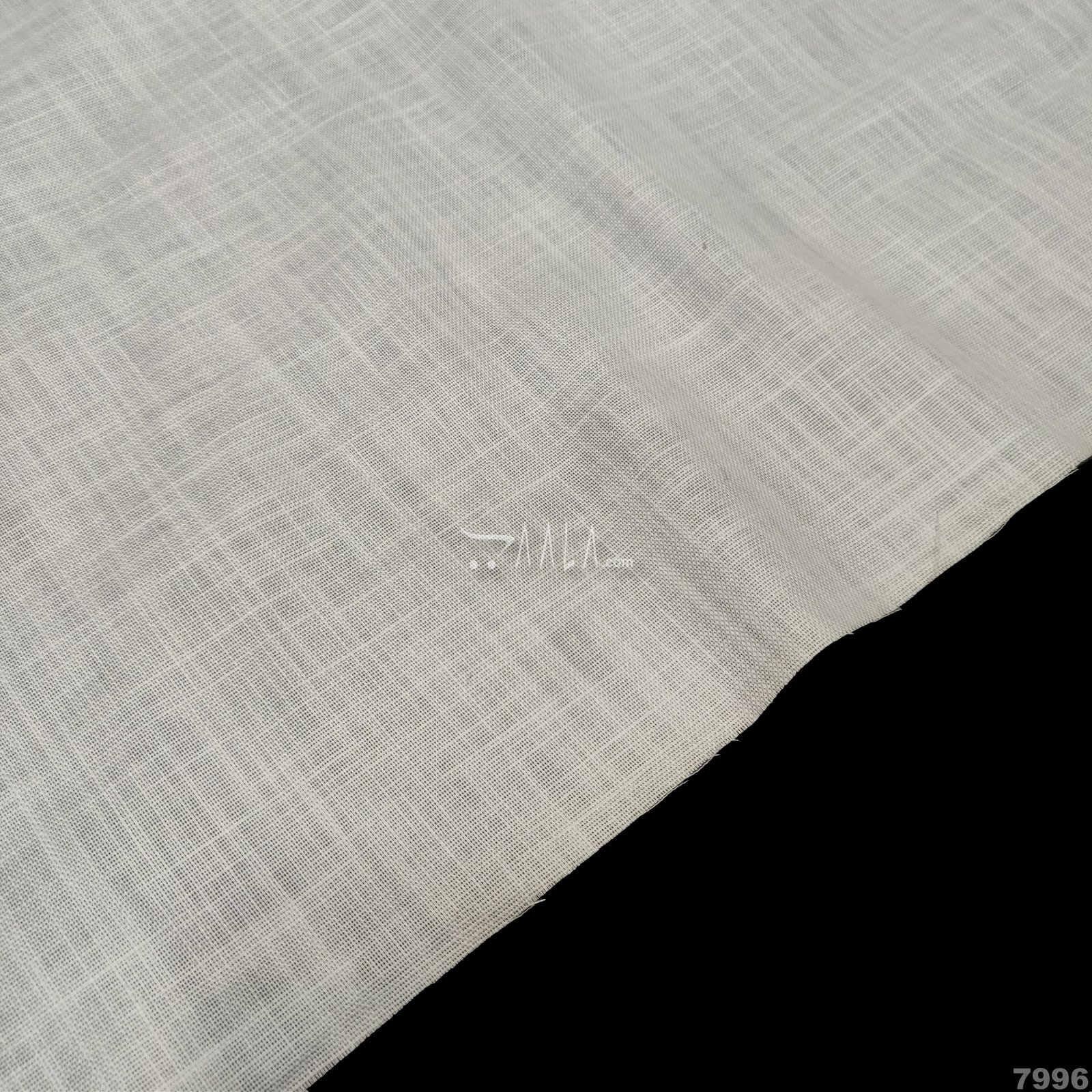 Pure Linen Cotton 54-Inches DYEABLE Per-Metre #7996