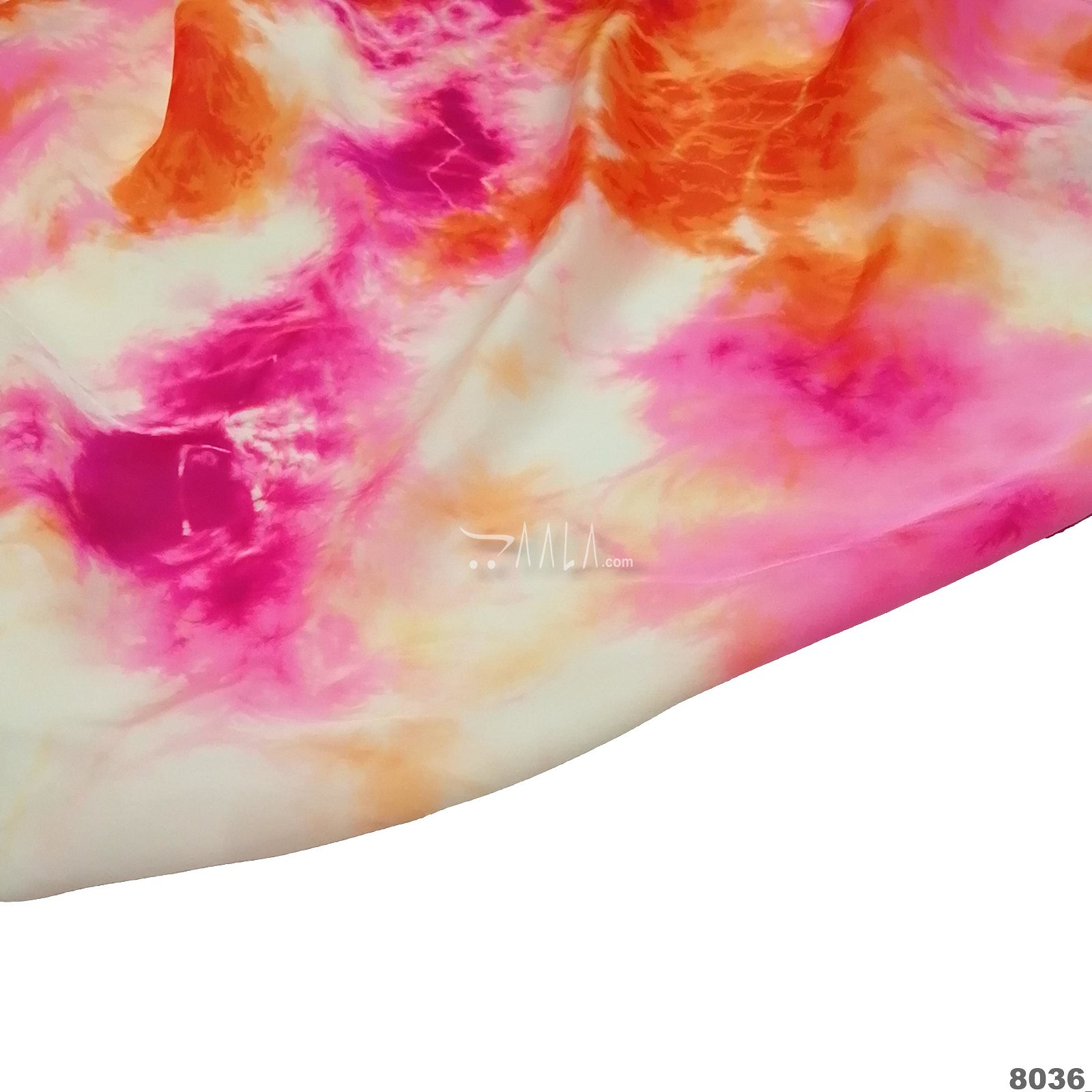 Tie-Dye Silk Poly-ester 44-Inches ASSORTED Per-Metre #8036