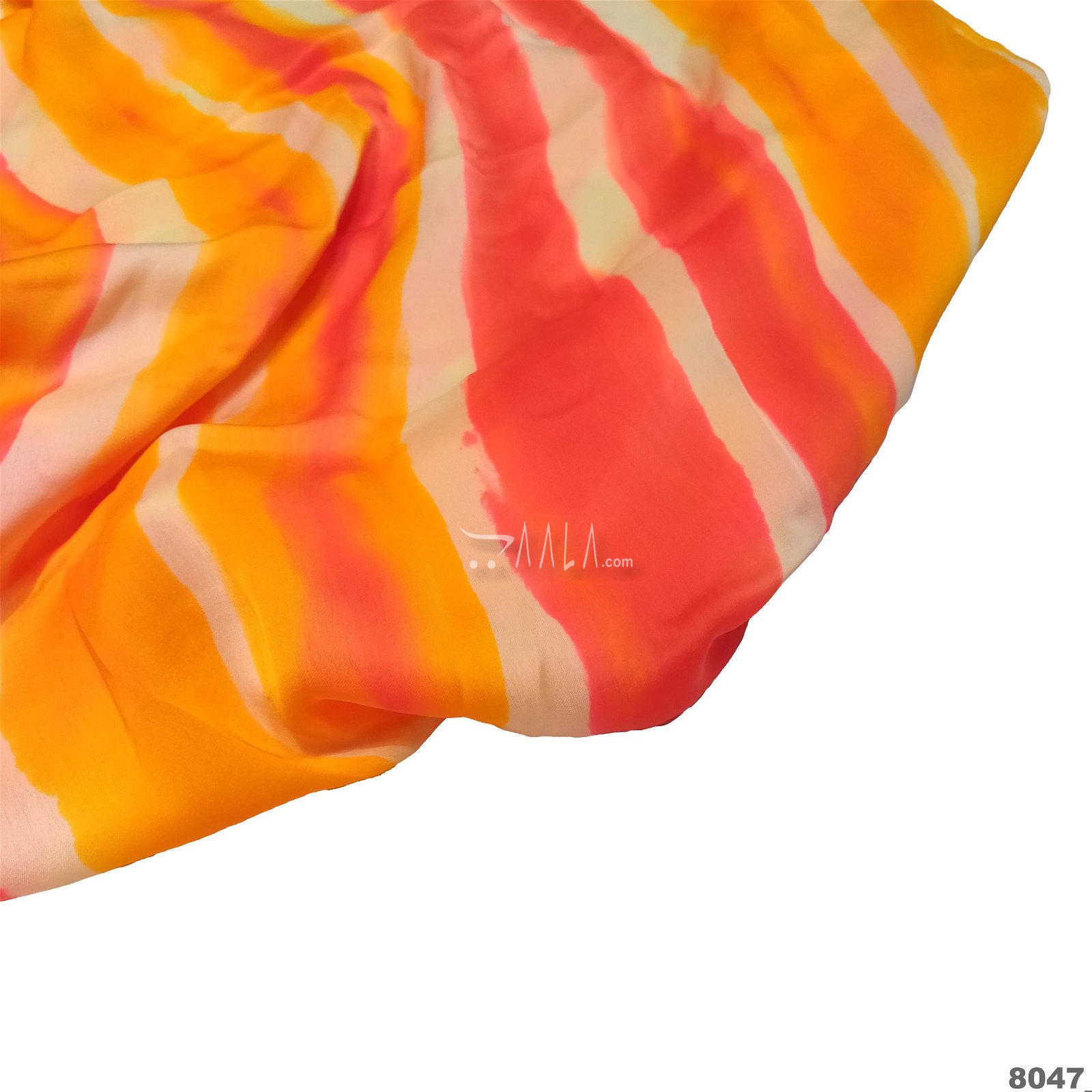 Tie-Dye Silk Poly-ester 44-Inches ASSORTED Per-Metre #8047