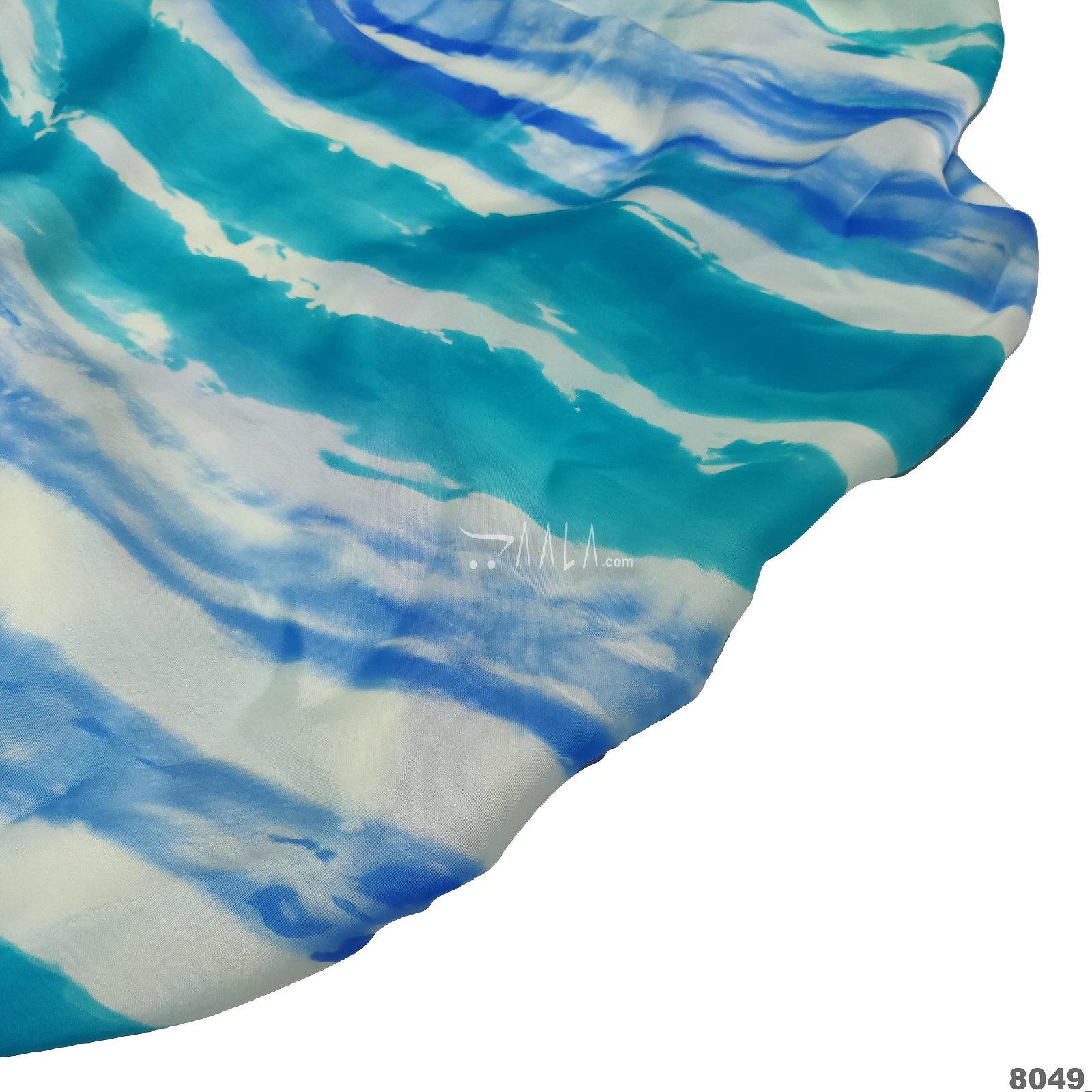 Tie-Dye Silk Poly-ester 44-Inches ASSORTED Per-Metre #8049
