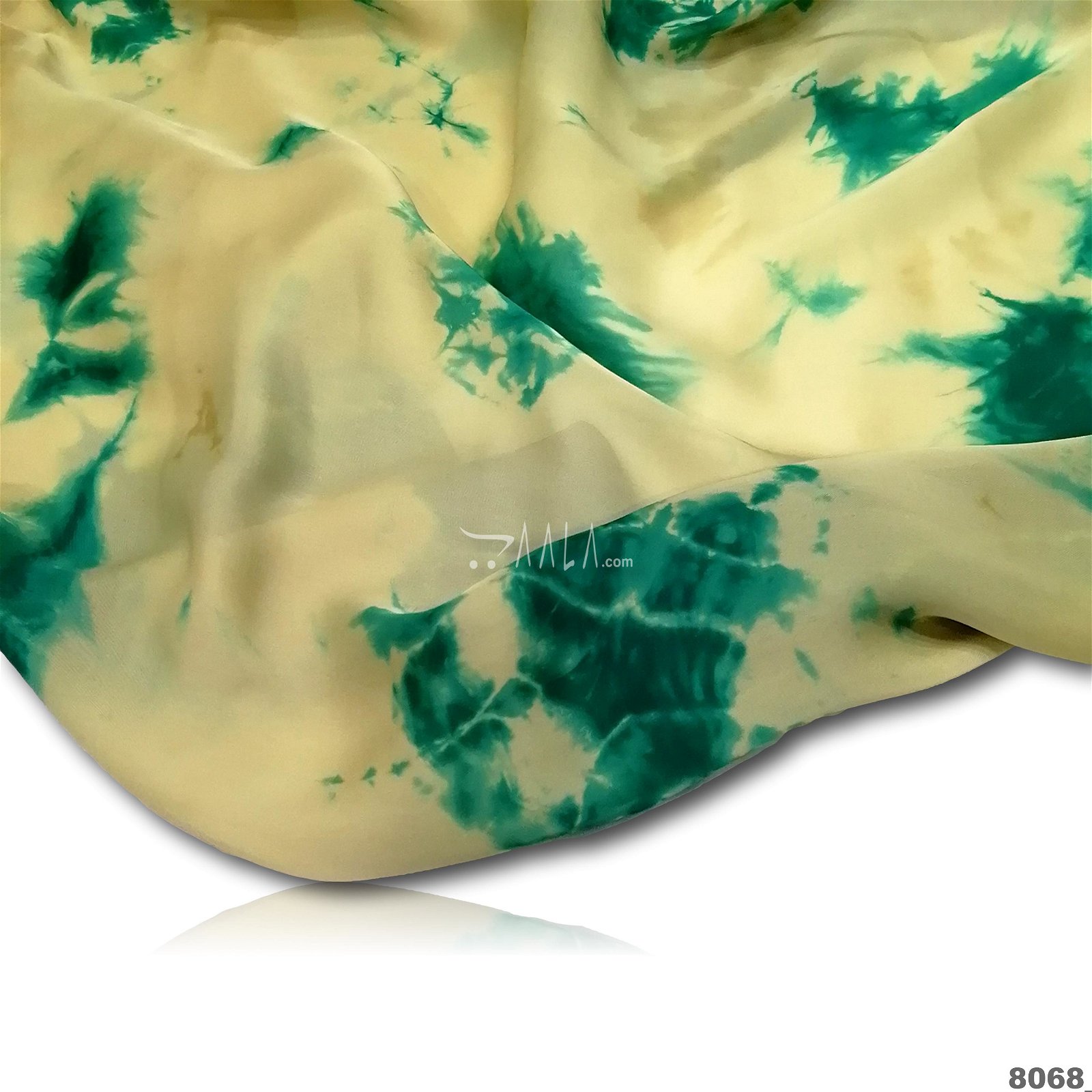 Tie-Dye Silk Poly-ester 44-Inches ASSORTED Per-Metre #8068