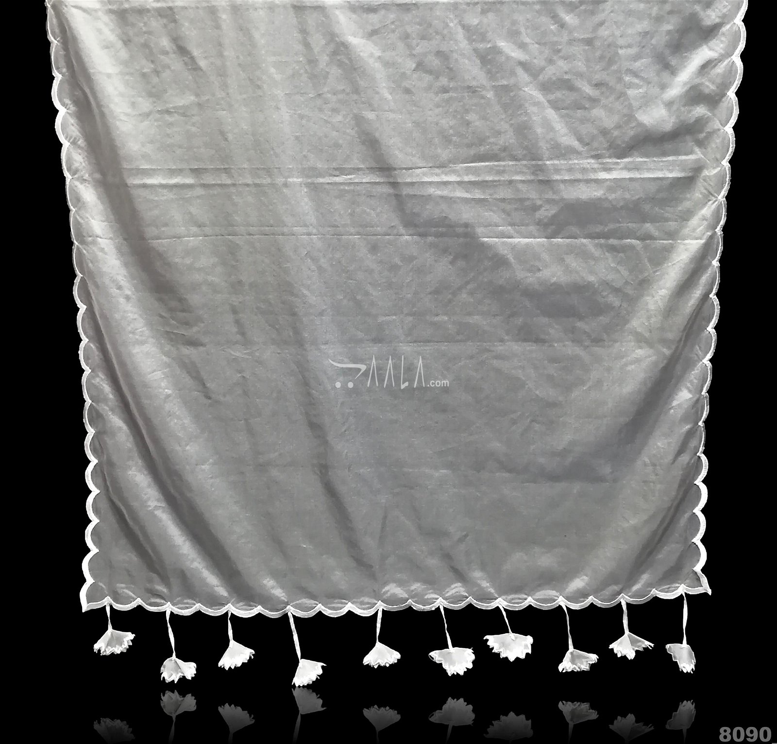 Hanging Organza Nylon Dupatta-42-Inches DYEABLE 2.25-Metres #8090
