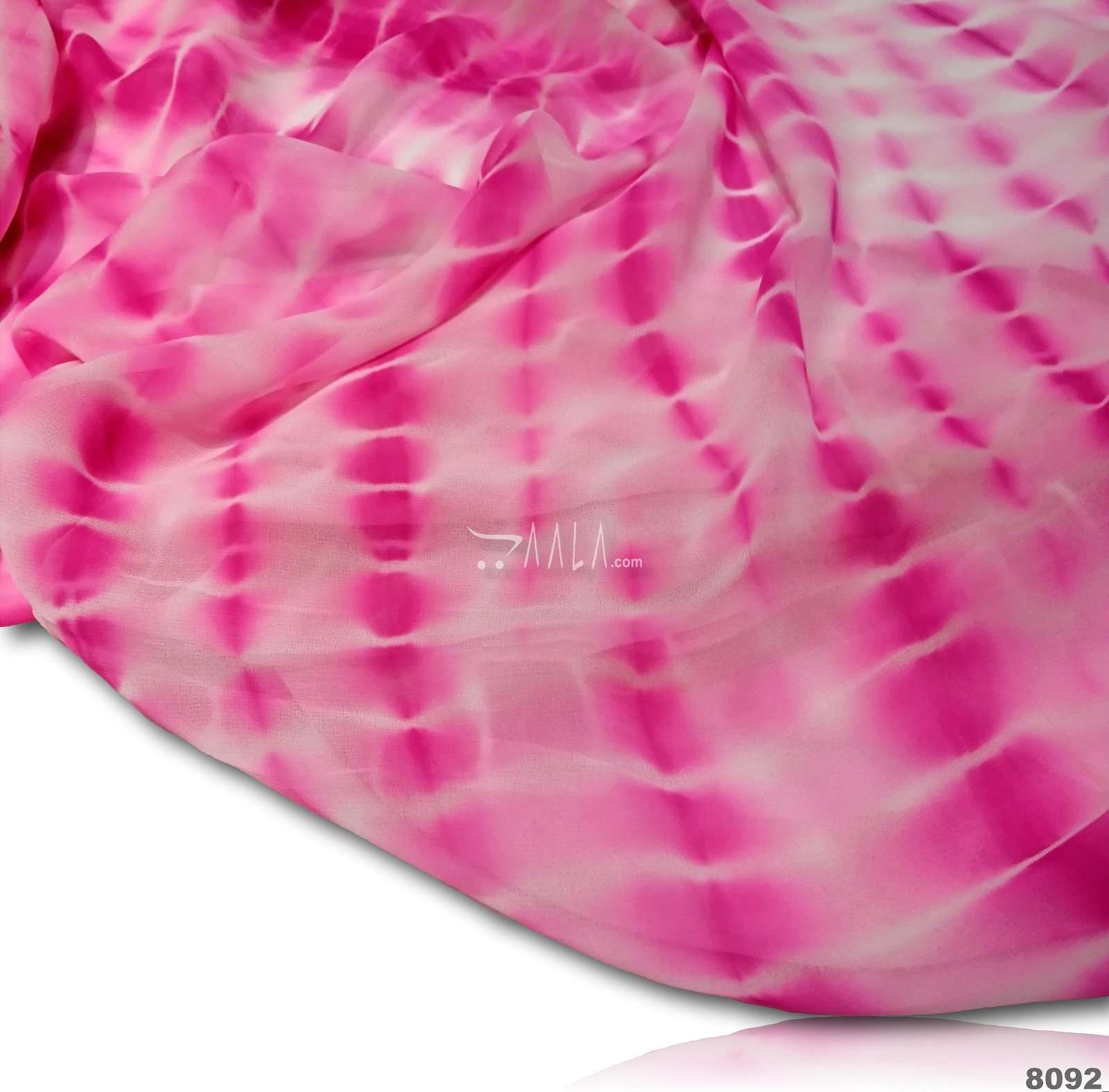Tie-Dye Georgette Poly-ester 44-Inches ASSORTED Per-Metre #8092