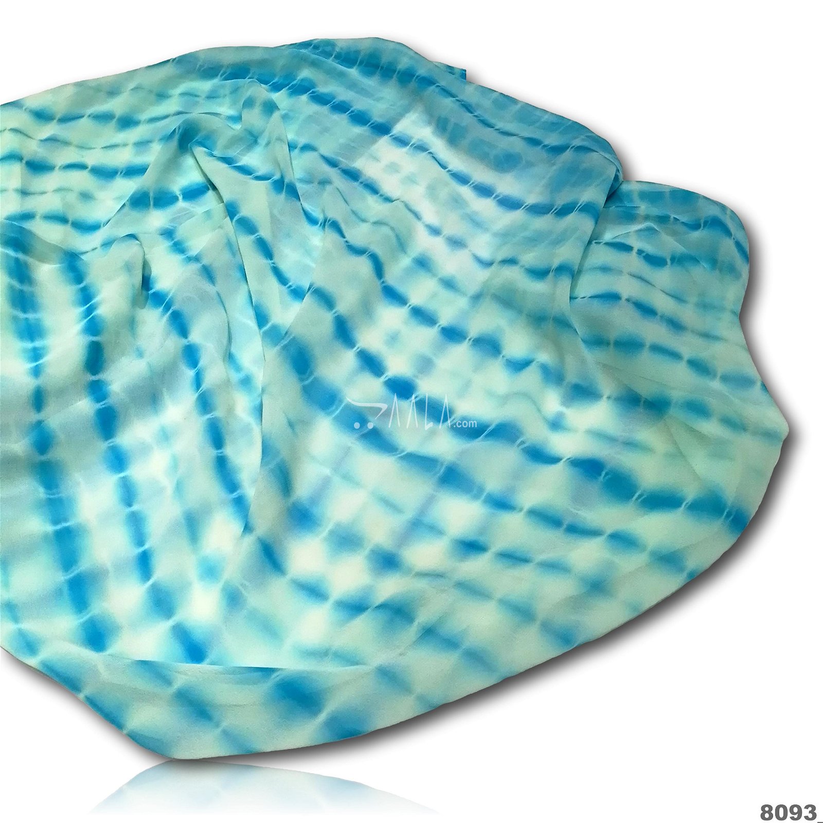 Tie-Dye Georgette Poly-ester 44-Inches ASSORTED Per-Metre #8093