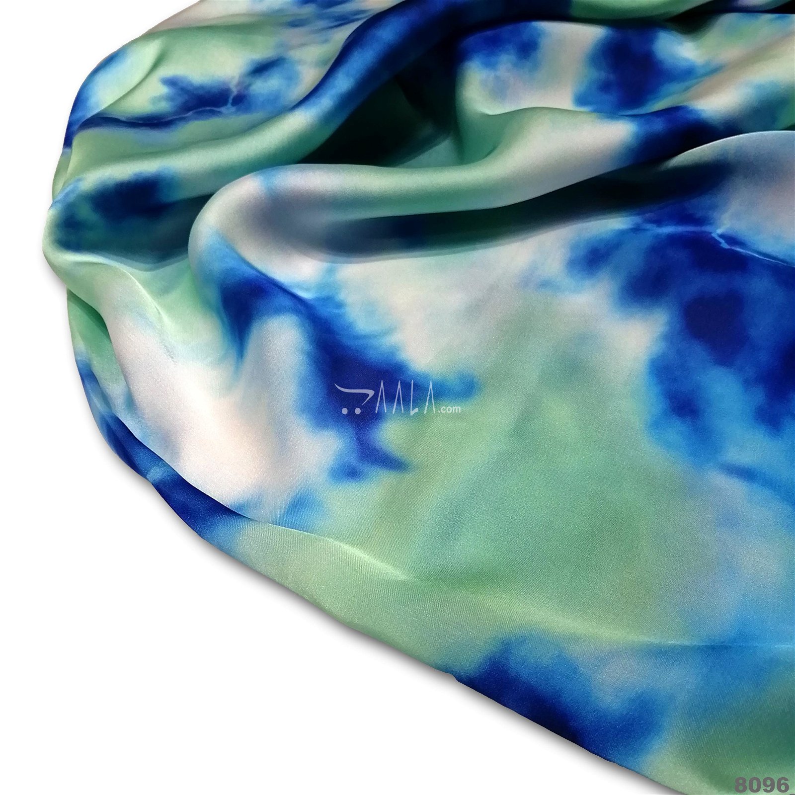 Tie-Dye Silk Poly-ester 44-Inches ASSORTED Per-Metre #8096