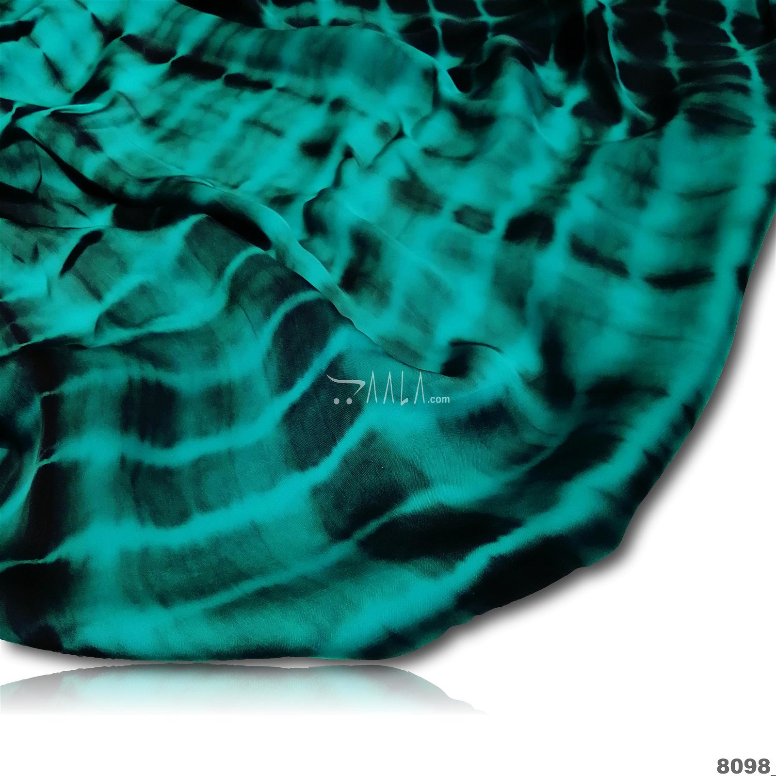 Tie-Dye Silk Poly-ester 44-Inches ASSORTED Per-Metre #8098