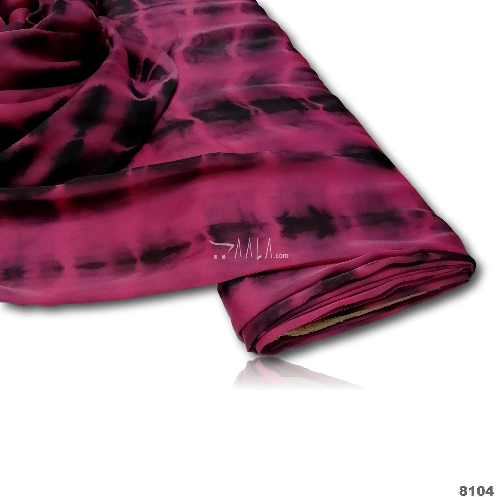 Tie-Dye Silk Poly-ester 44-Inches ASSORTED Per-Metre #8104