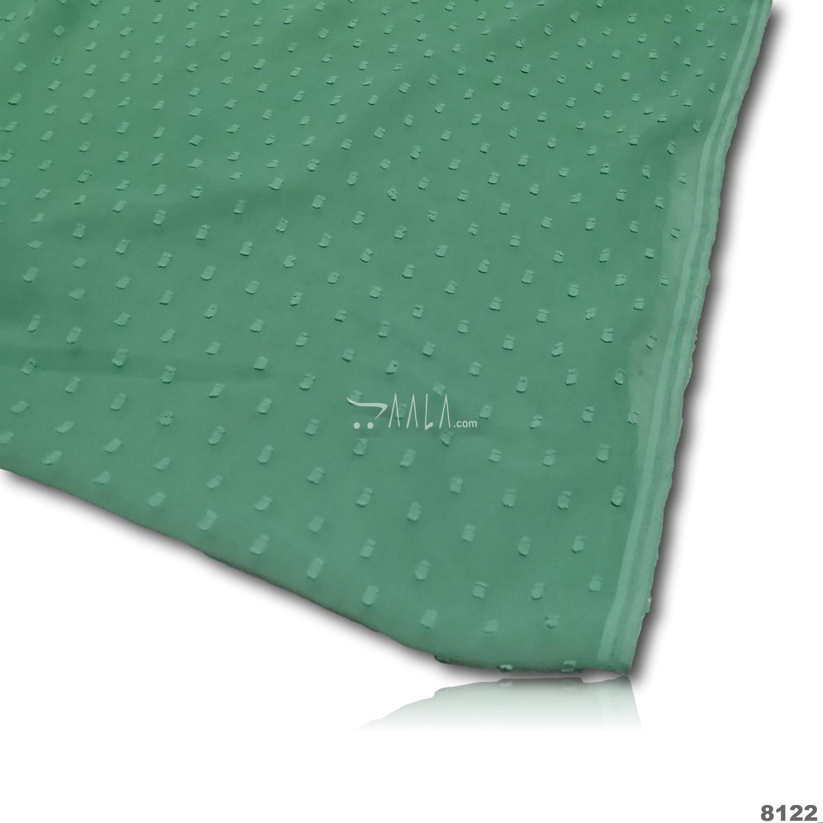 Weave Georgette Poly-ester 58-Inches GREEN Per-Metre #8122