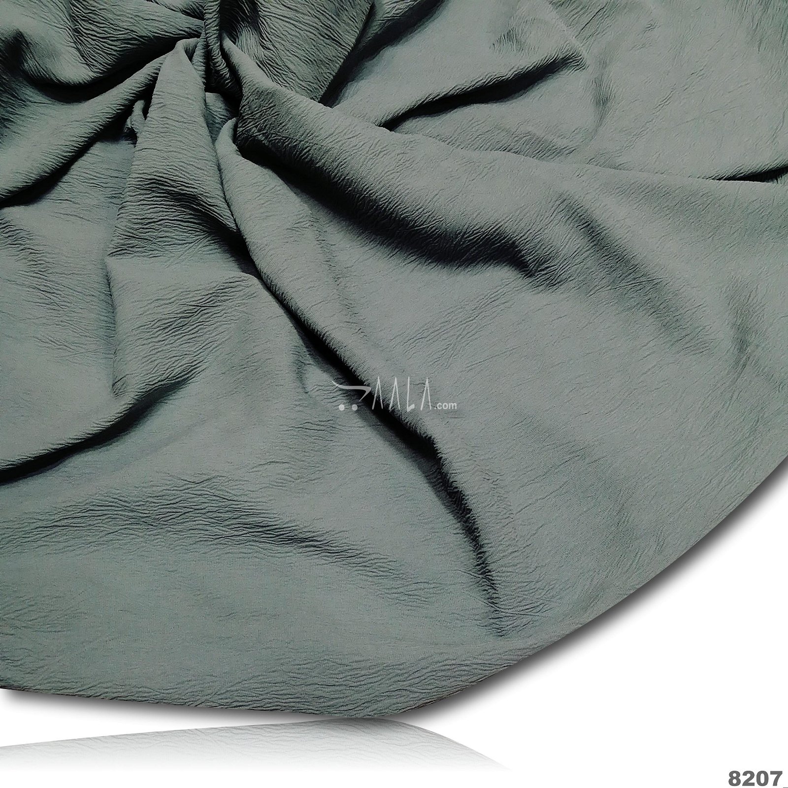 Stretch Double-Georgette Poly-ester 58-Inches GREY Per-Metre #8207