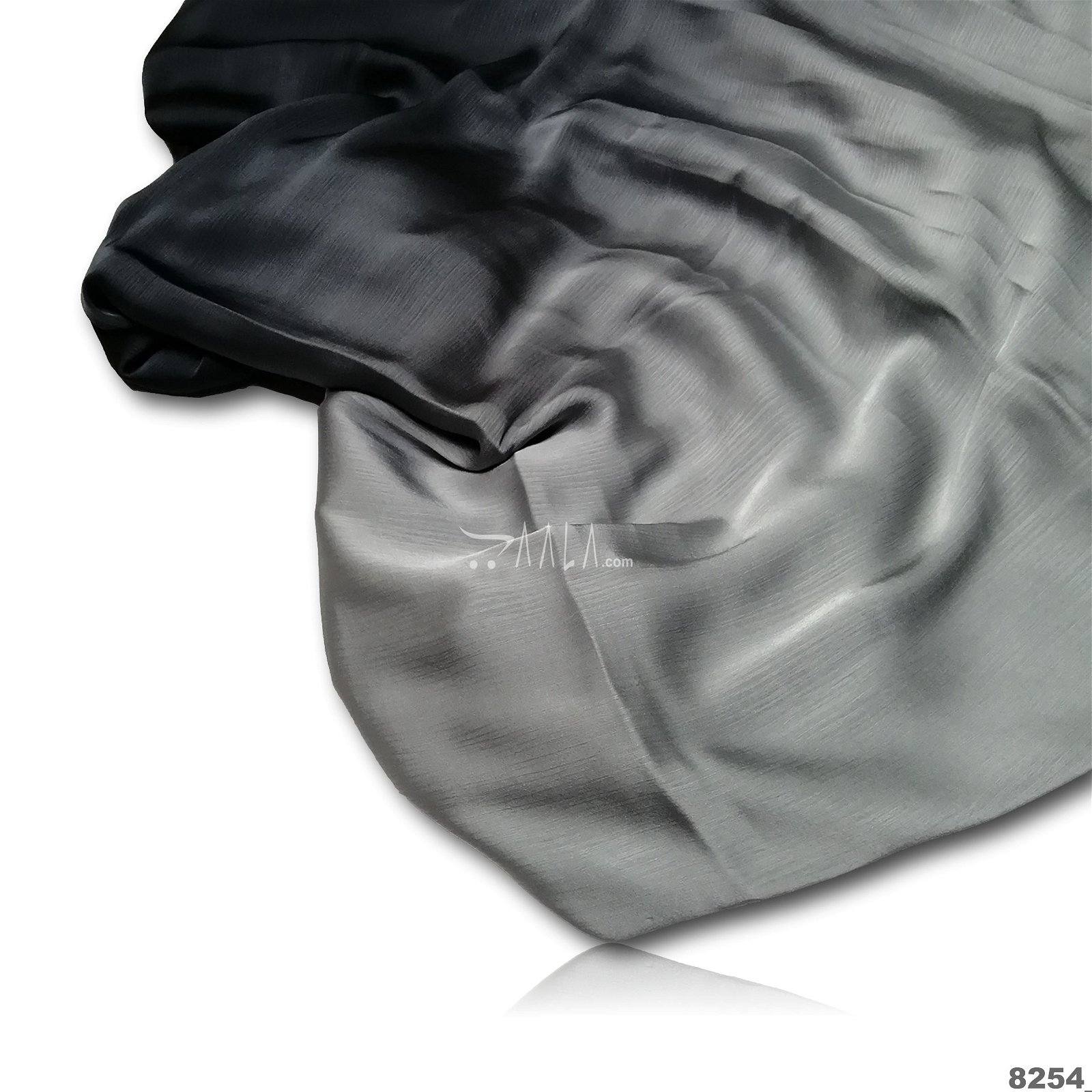 Shaded Satin-Chiffon Poly-ester 44-Inches ASSORTED Per-Metre #8254