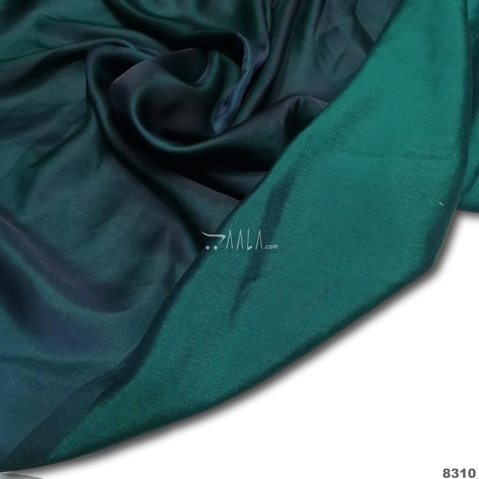 Berry Silk Poly-ester 44-Inches GREEN Per-Metre #8310