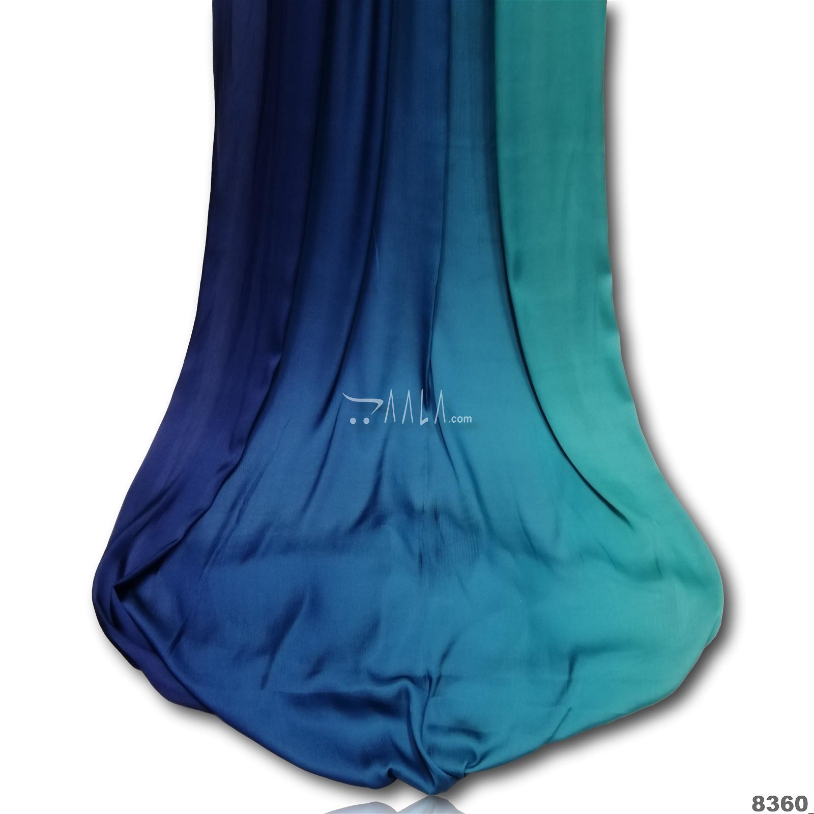 Shaded Satin-Chiffon Poly-ester 44-Inches ASSORTED Per-Metre #8360
