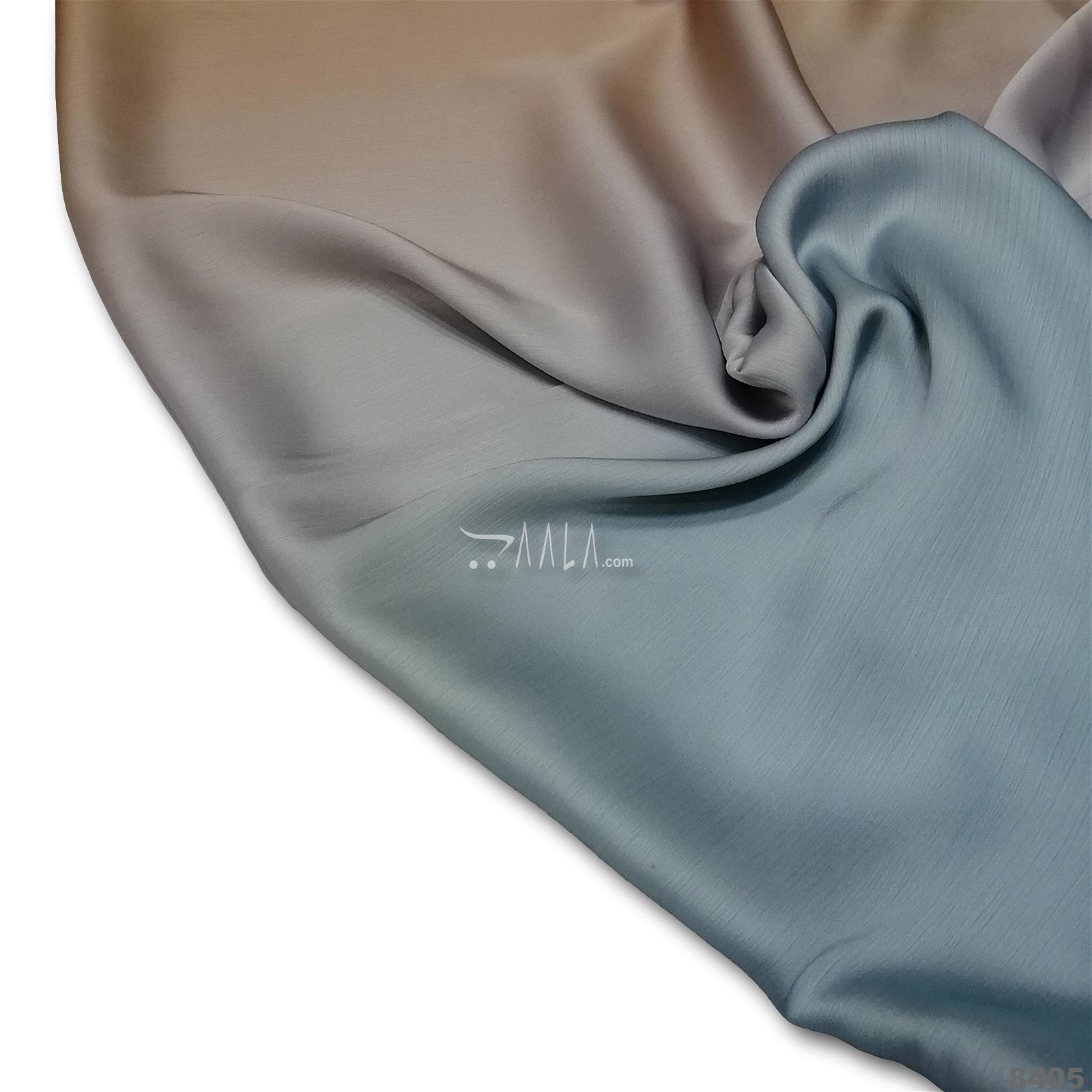 Shaded Satin-Chiffon Poly-ester 44-Inches ASSORTED Per-Metre #8405