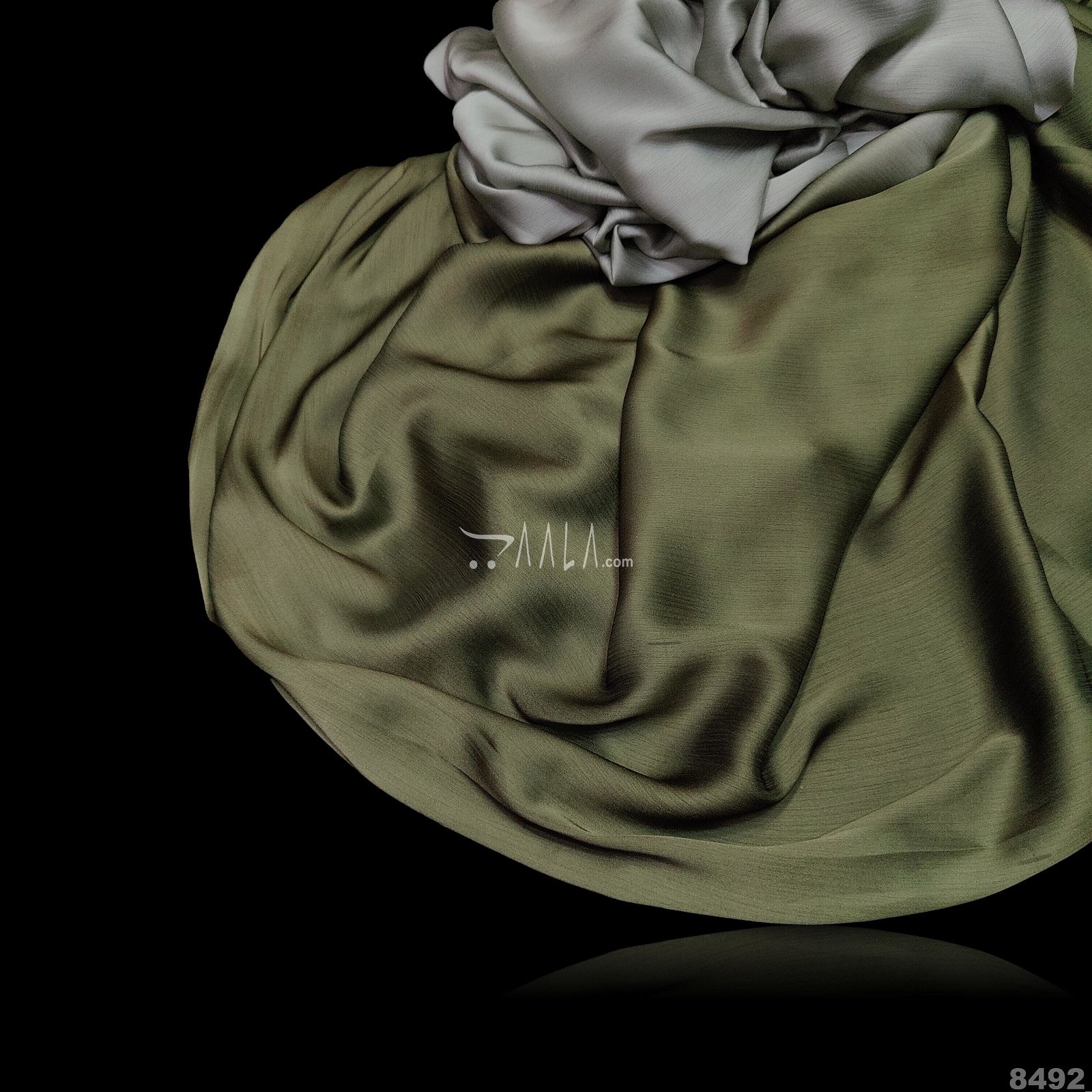 Shaded Satin-Chiffon Poly-ester 44-Inches ASSORTED Per-Metre #8492