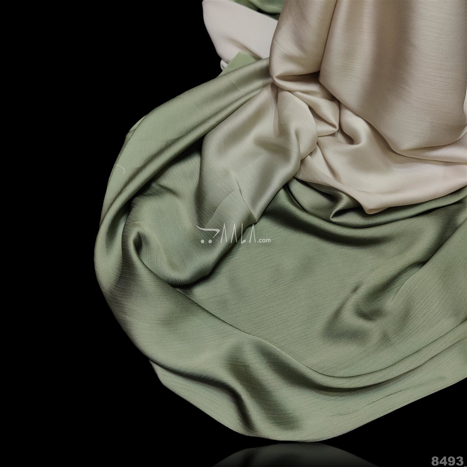 Shaded Satin-Chiffon Poly-ester 44-Inches ASSORTED Per-Metre #8493