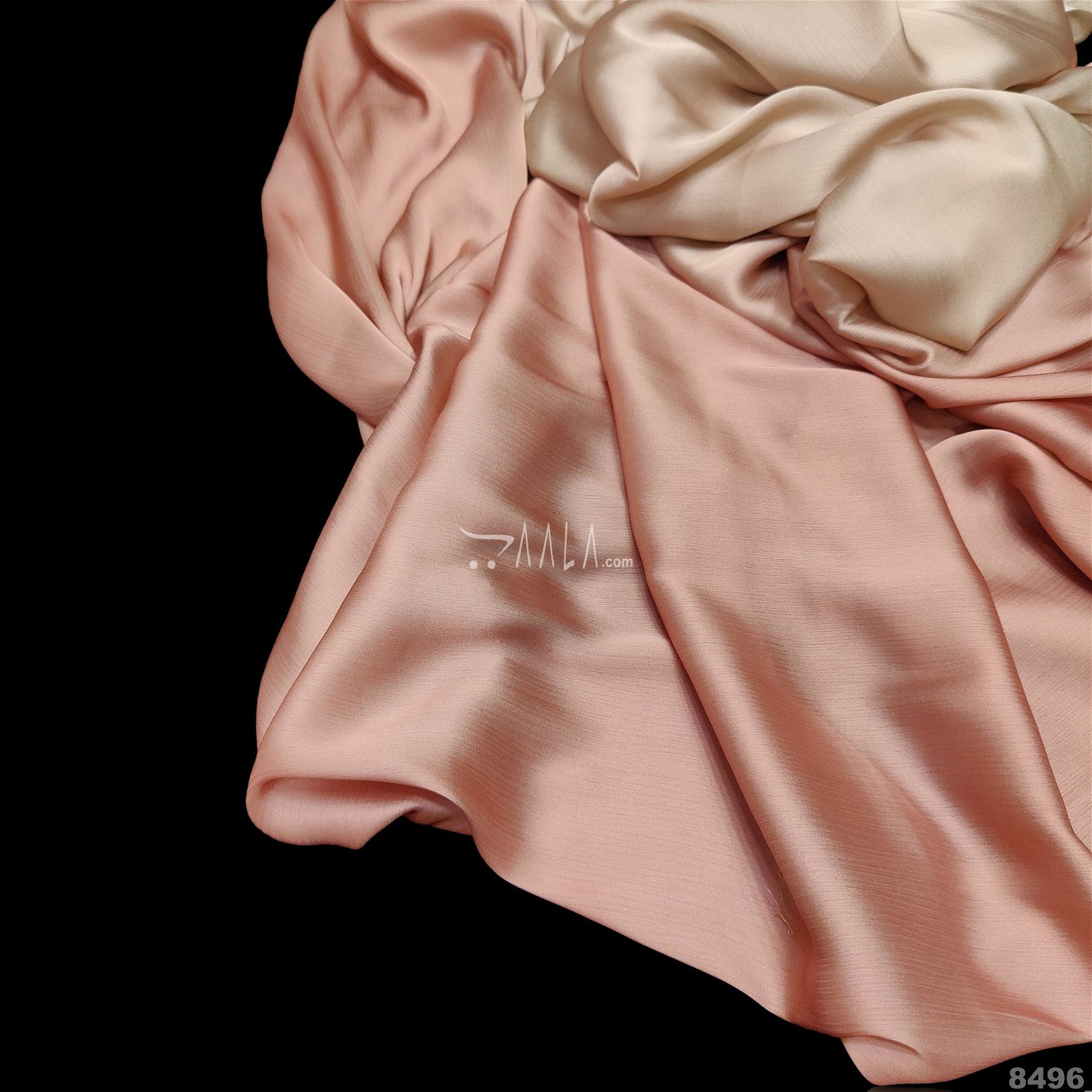 Shaded Satin-Chiffon Poly-ester 44-Inches ASSORTED Per-Metre #8496