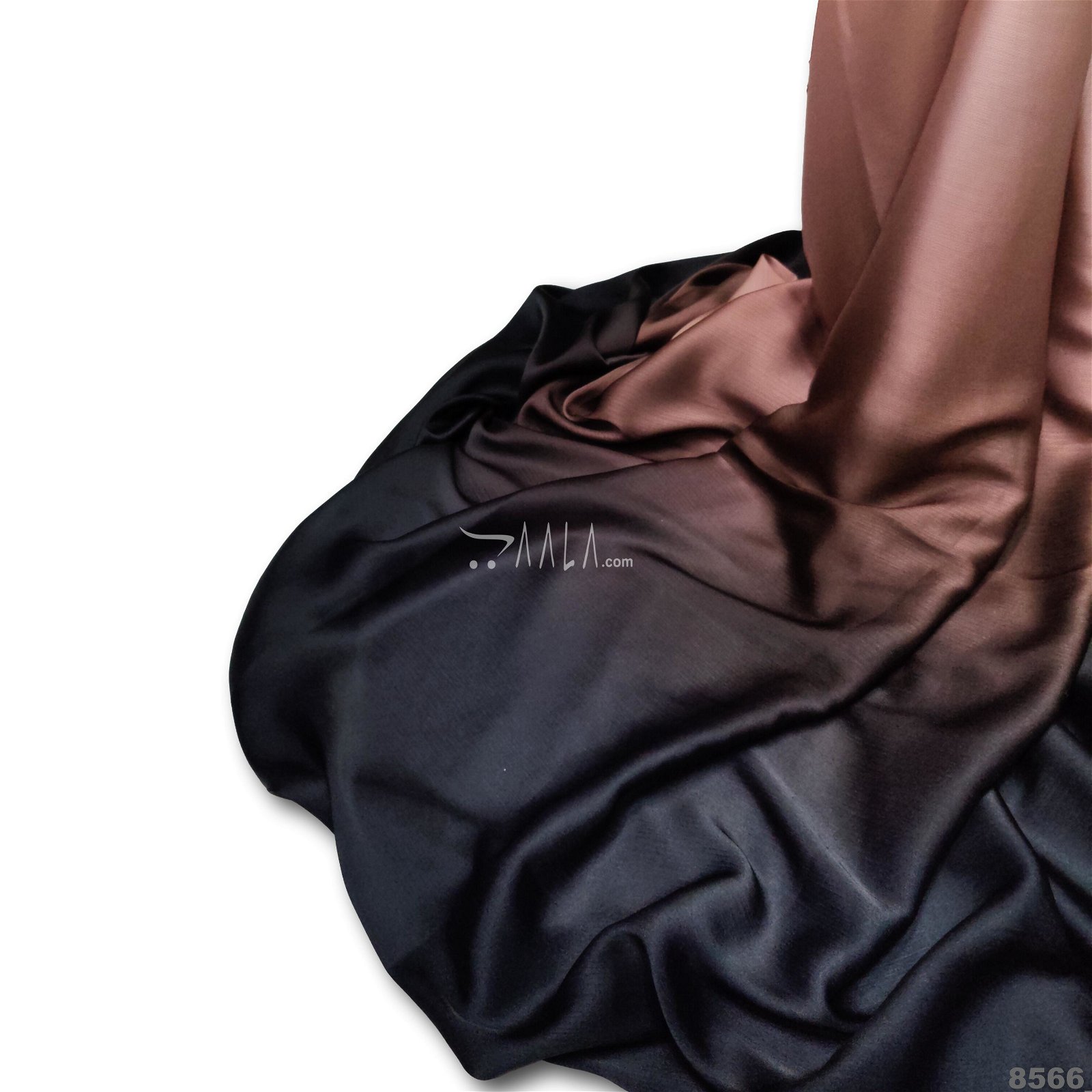 Shaded Satin-Chiffon Poly-ester 44-Inches ASSORTED Per-Metre #8566
