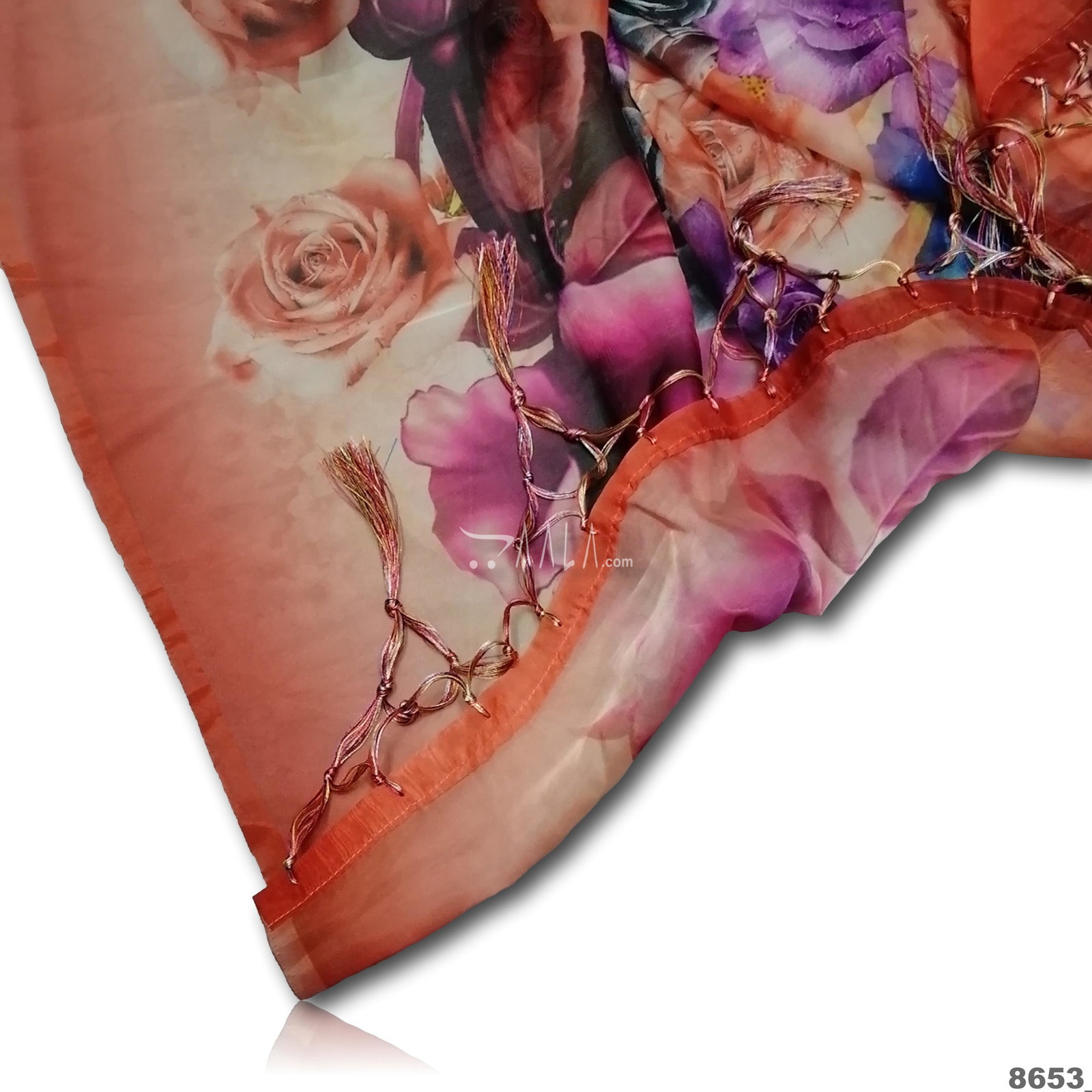 Digital-Print Organza Nylon Dupatta-44-Inches PRINTED 2.15-Metres 