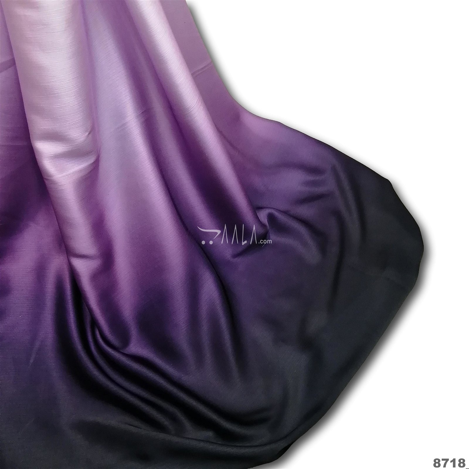 Shaded Satin-Chiffon Poly-ester 44-Inches ASSORTED Per-Metre #8718