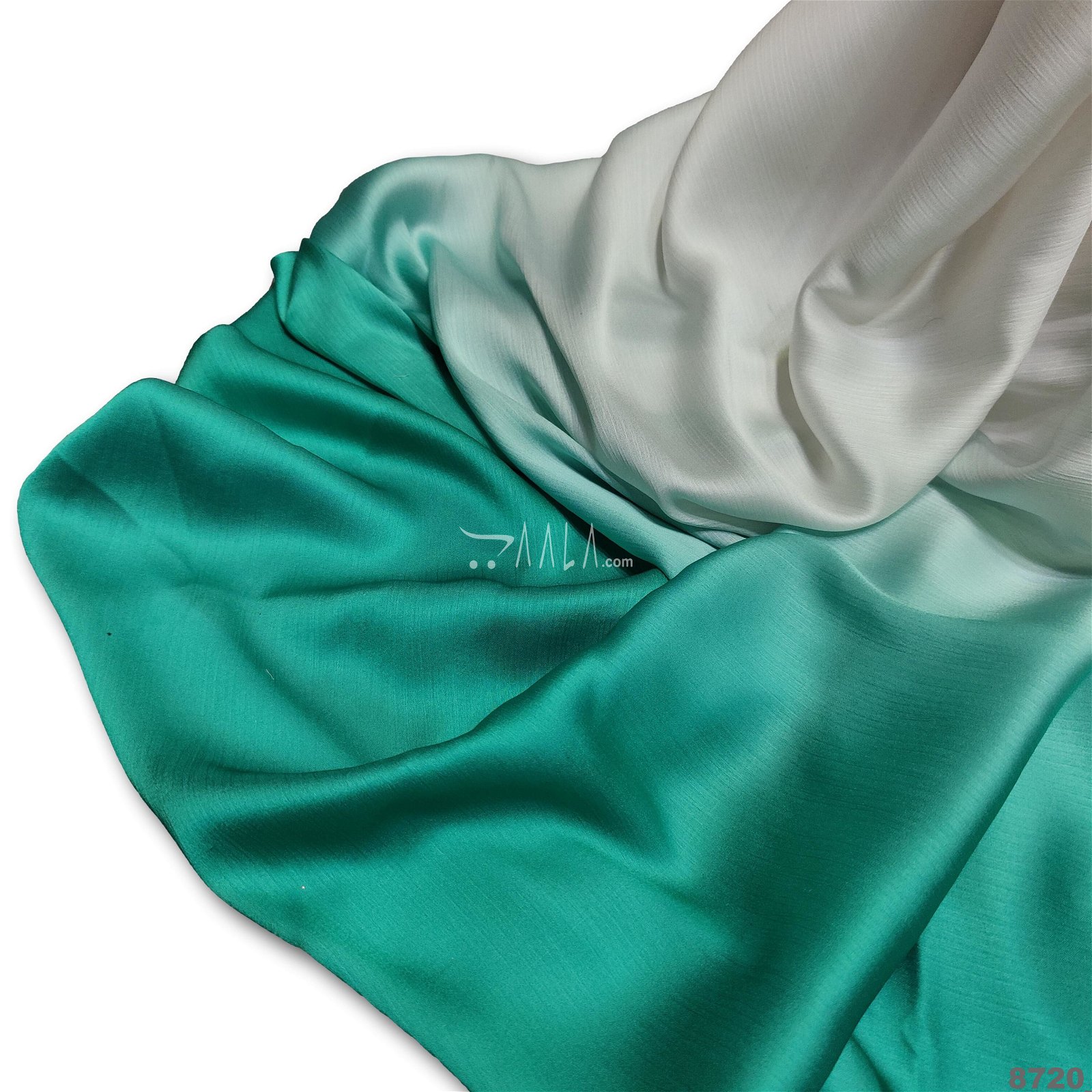 Shaded Satin-Chiffon Poly-ester 44-Inches ASSORTED Per-Metre #8720