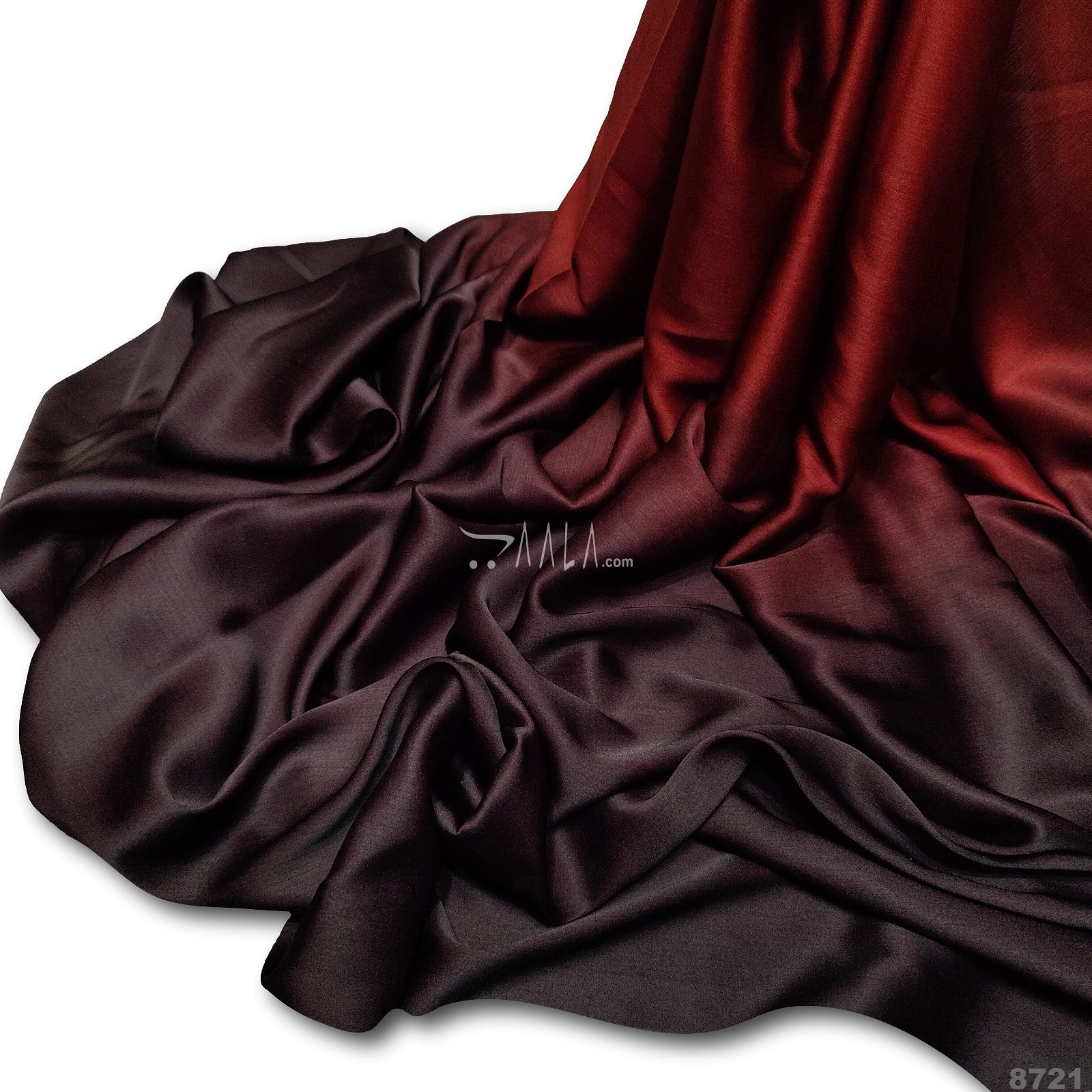 Shaded Satin-Chiffon Poly-ester 44-Inches ASSORTED Per-Metre #8721