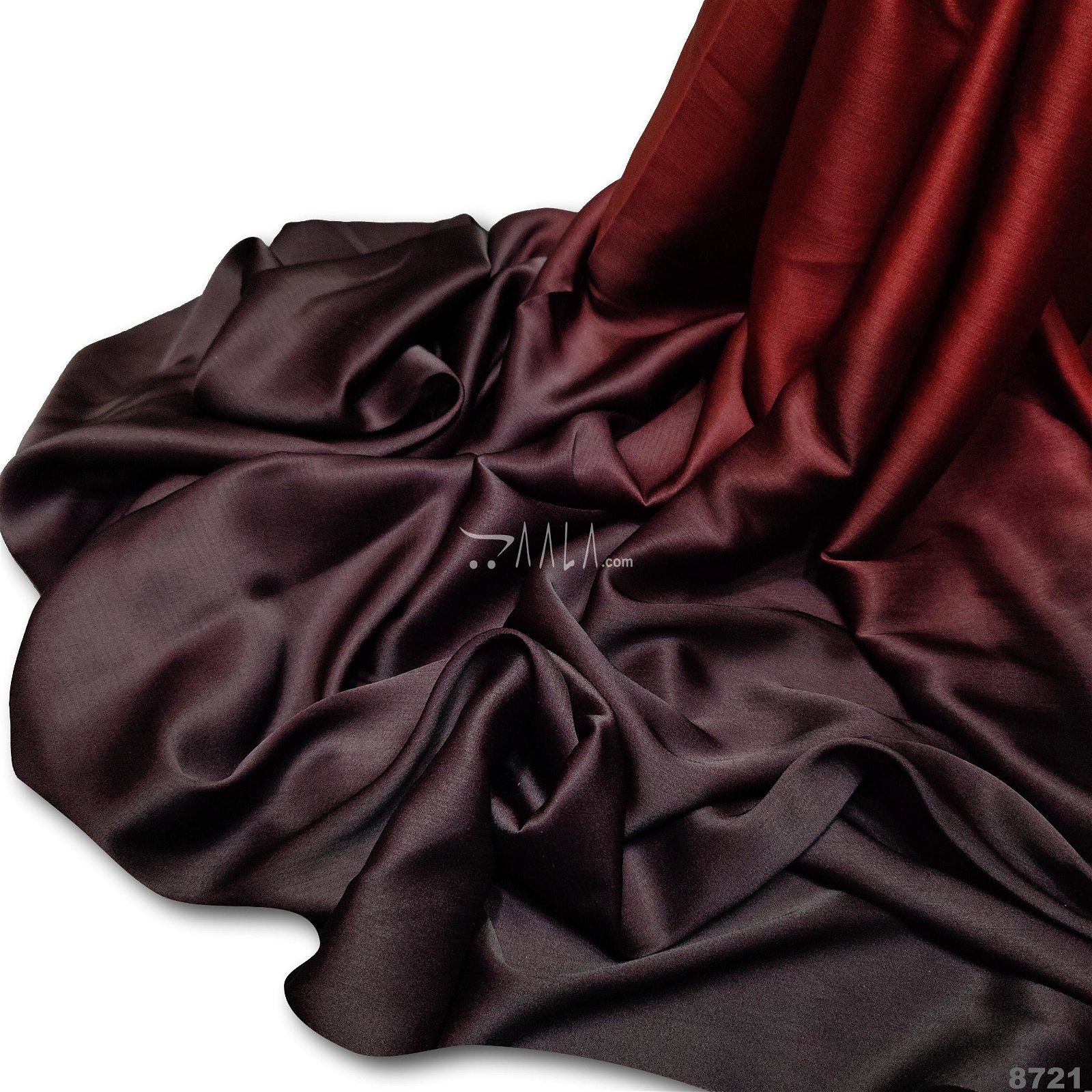 Shaded Satin-Chiffon Poly-ester 44-Inches ASSORTED Per-Metre #8721