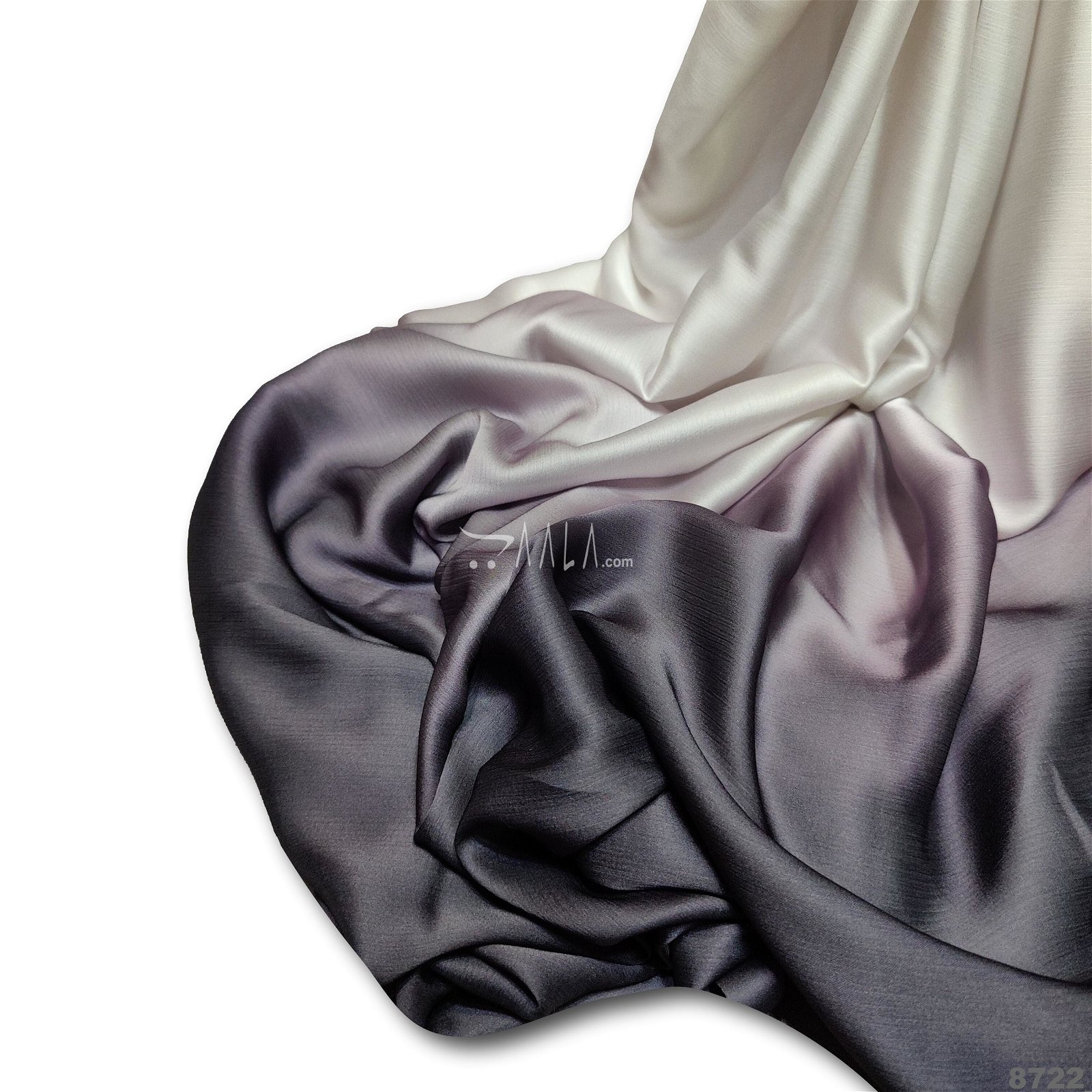 Shaded Satin-Chiffon Poly-ester 44-Inches ASSORTED Per-Metre #8722