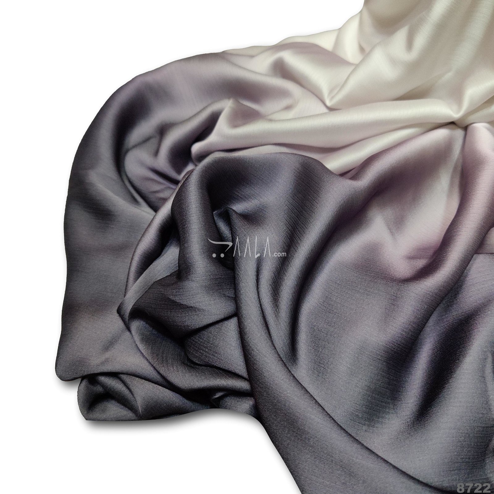 Shaded Satin-Chiffon Poly-ester 44-Inches ASSORTED Per-Metre #8722