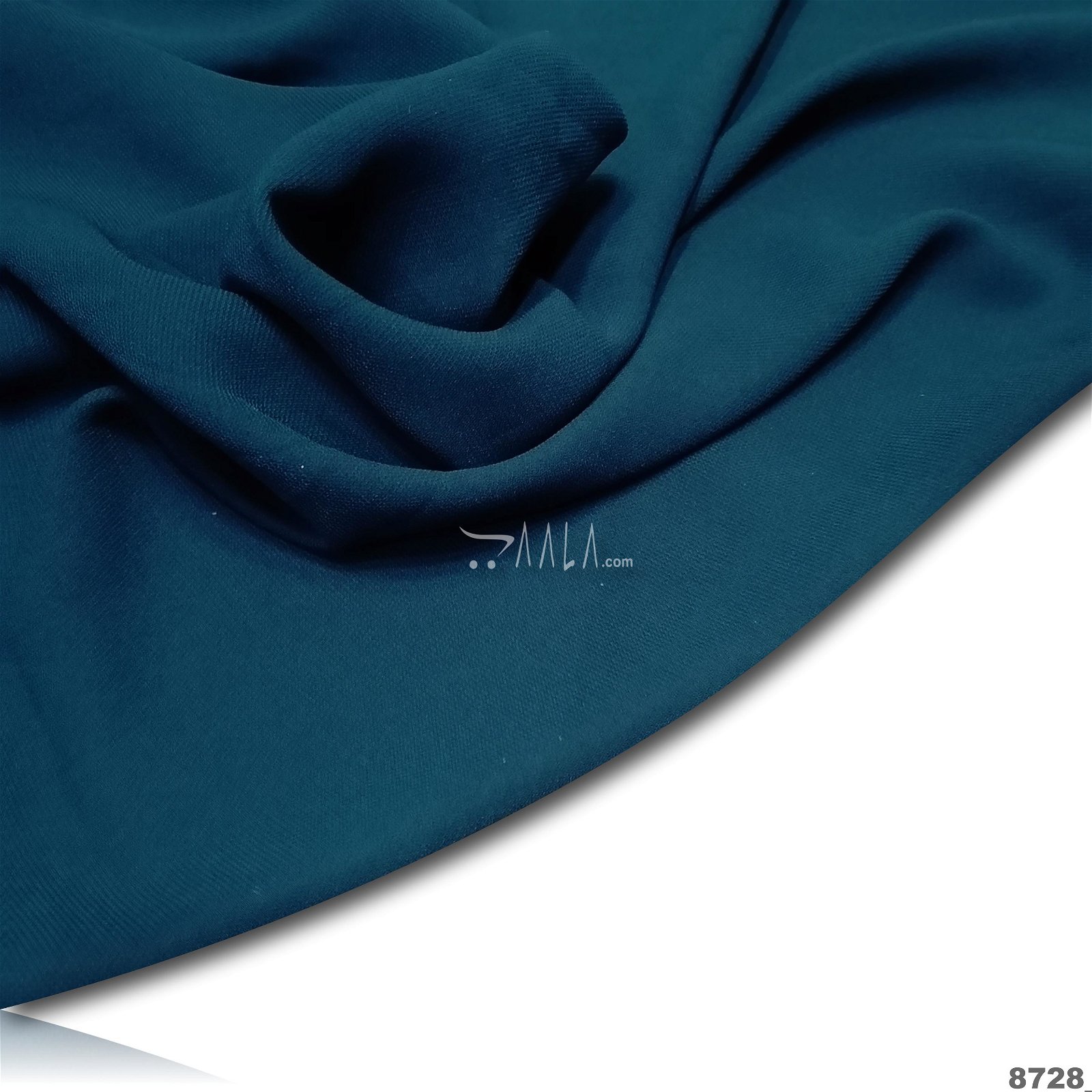 Hoorain Double-Georgette Poly-ester 58-Inches TEAL Per-Metre #8728