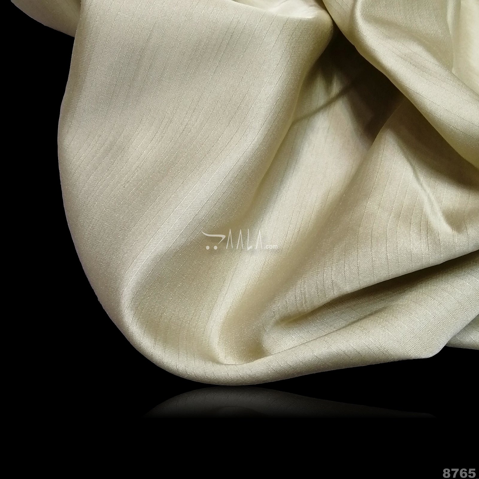 Crunchy Silk Poly-ester 44-Inches BIEGE Per-Metre #8765