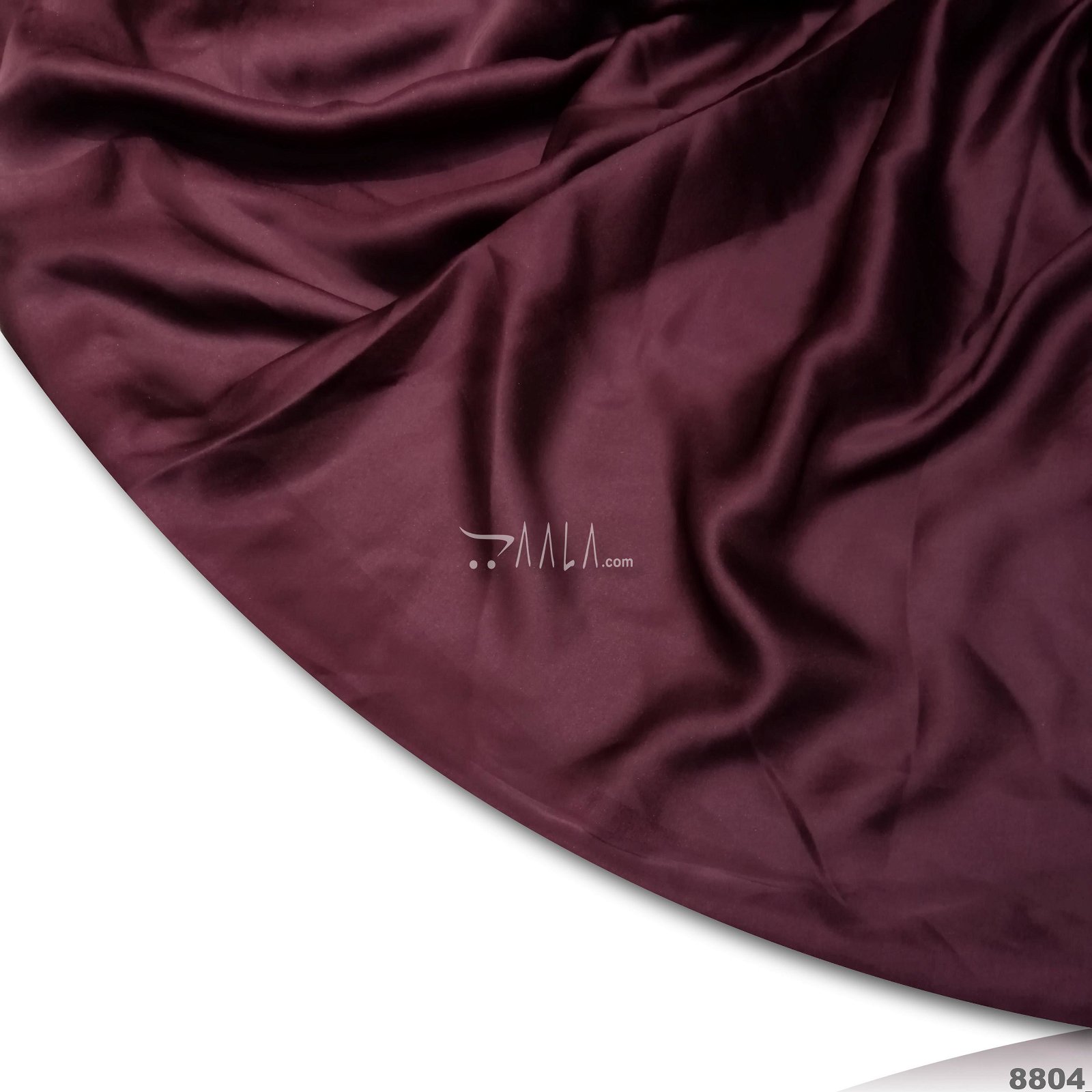Berry Silk Poly-ester 44-Inches WINE Per-Metre #8804