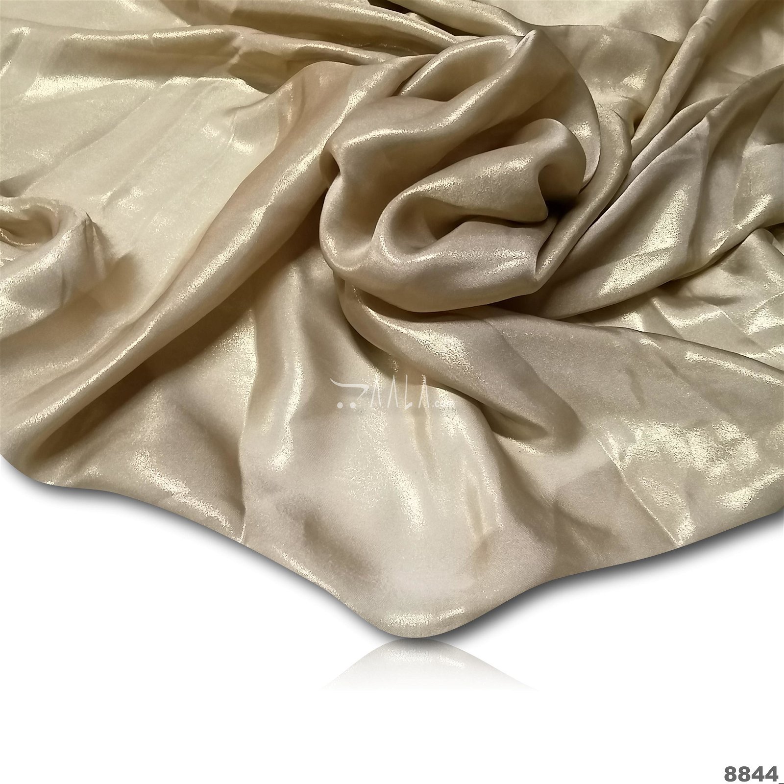 Gold-Foil Silk Poly-ester 44-Inches GOLD Per-Metre #8844