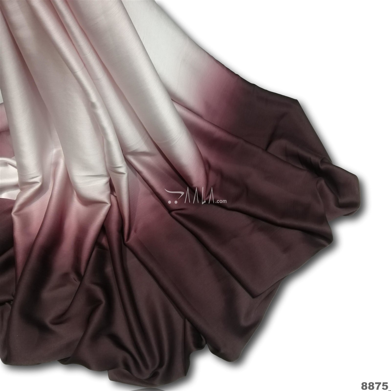 Shaded Satin-Chiffon Poly-ester 44-Inches ASSORTED Per-Metre #8875