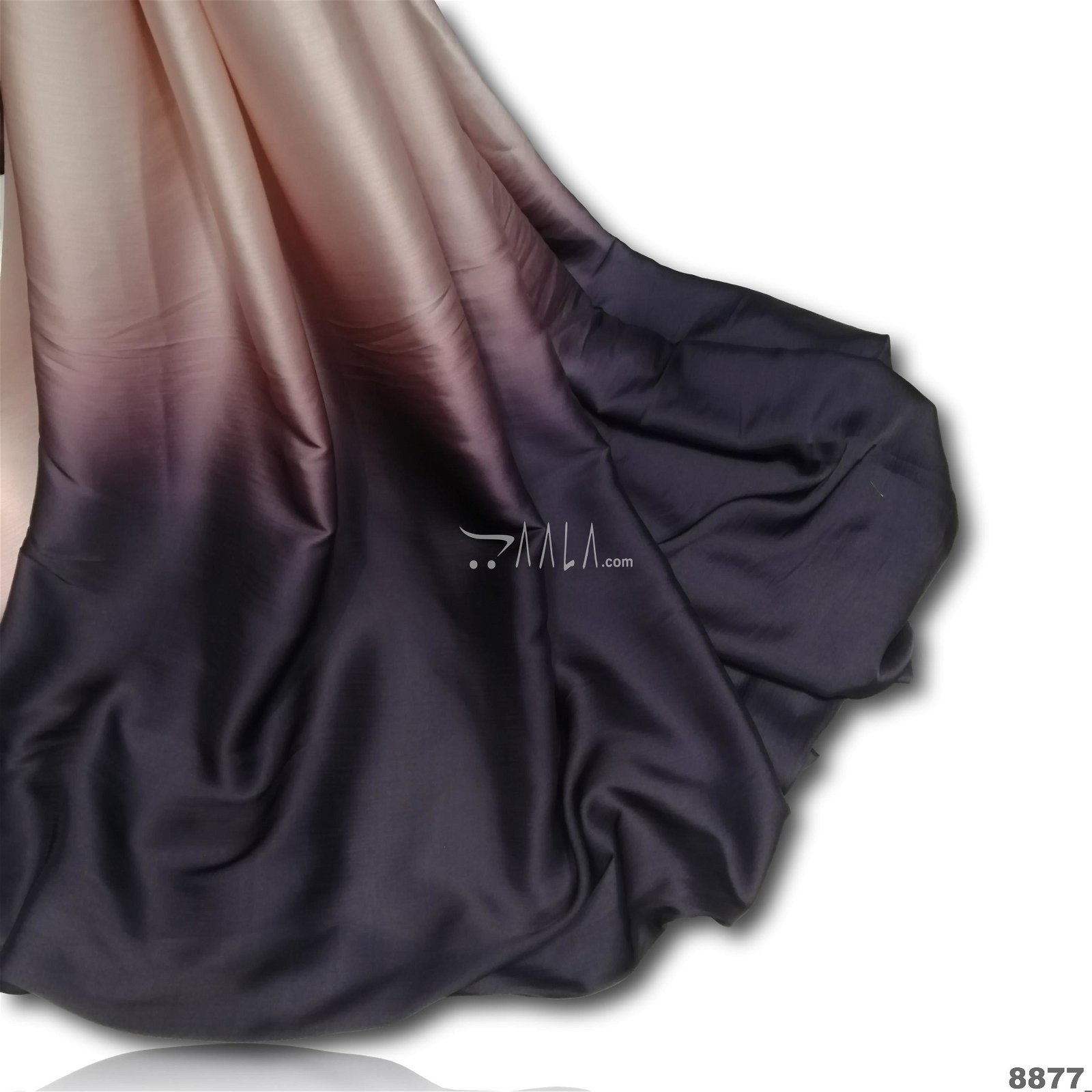 Shaded Satin-Chiffon Poly-ester 44-Inches ASSORTED Per-Metre #8877